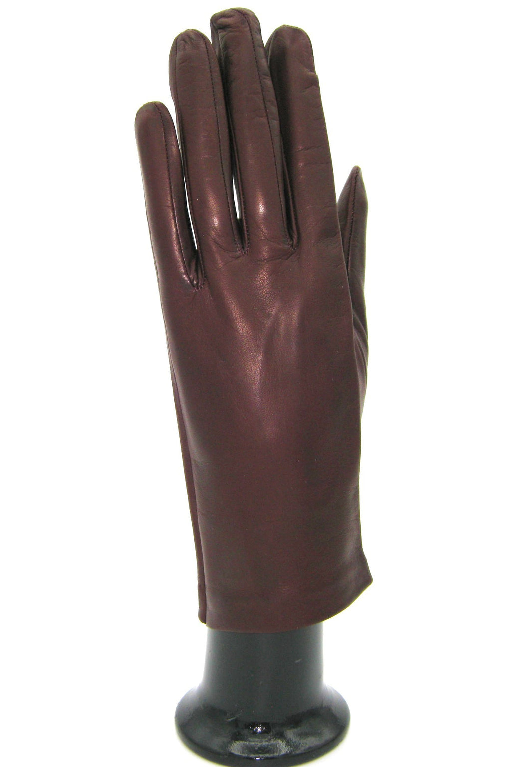 Nappahandschuh mit Seidenfutter - Bordeaux
