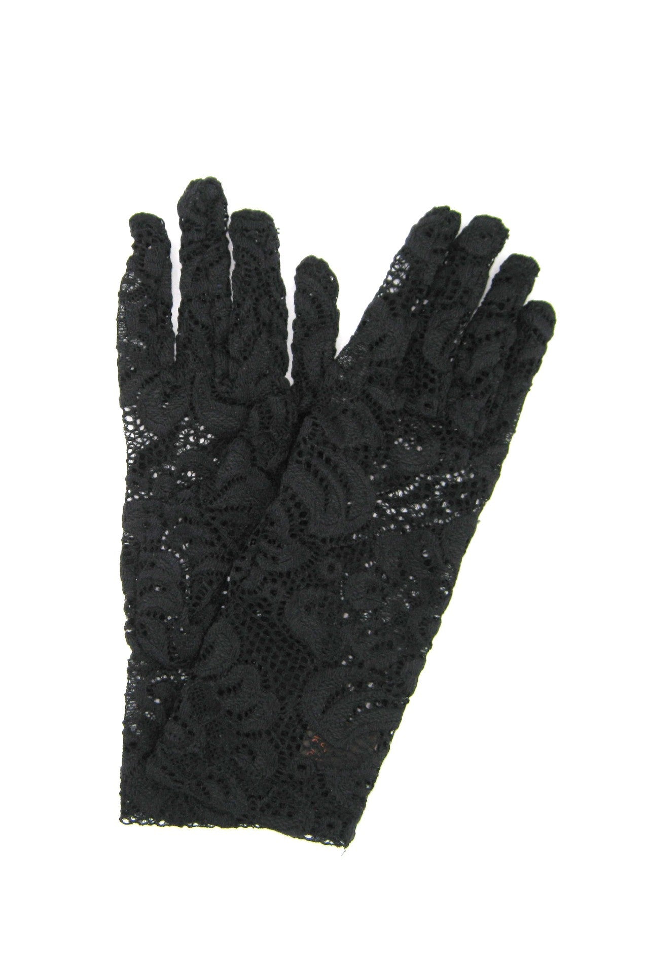 Guanto in Merletto di Viscosa - Nero