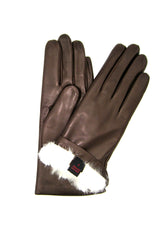 Guanto Nappa foderato Lapin - Mink