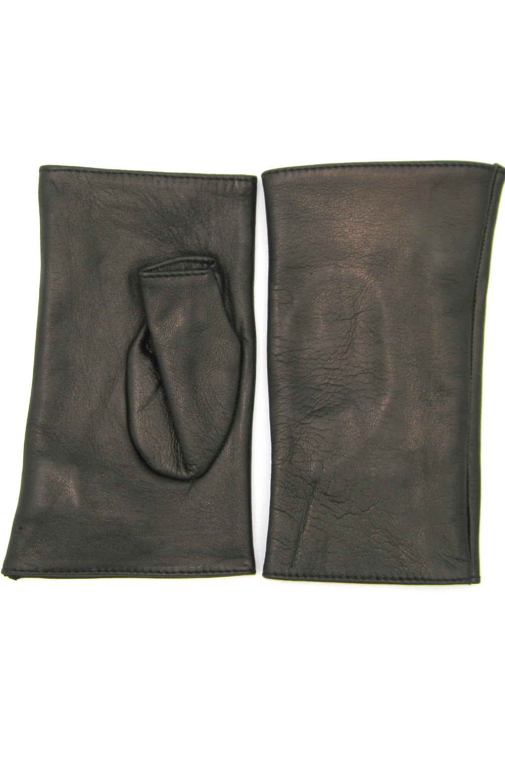 Manicotto in Nappa 2bt foderato seta - Nero