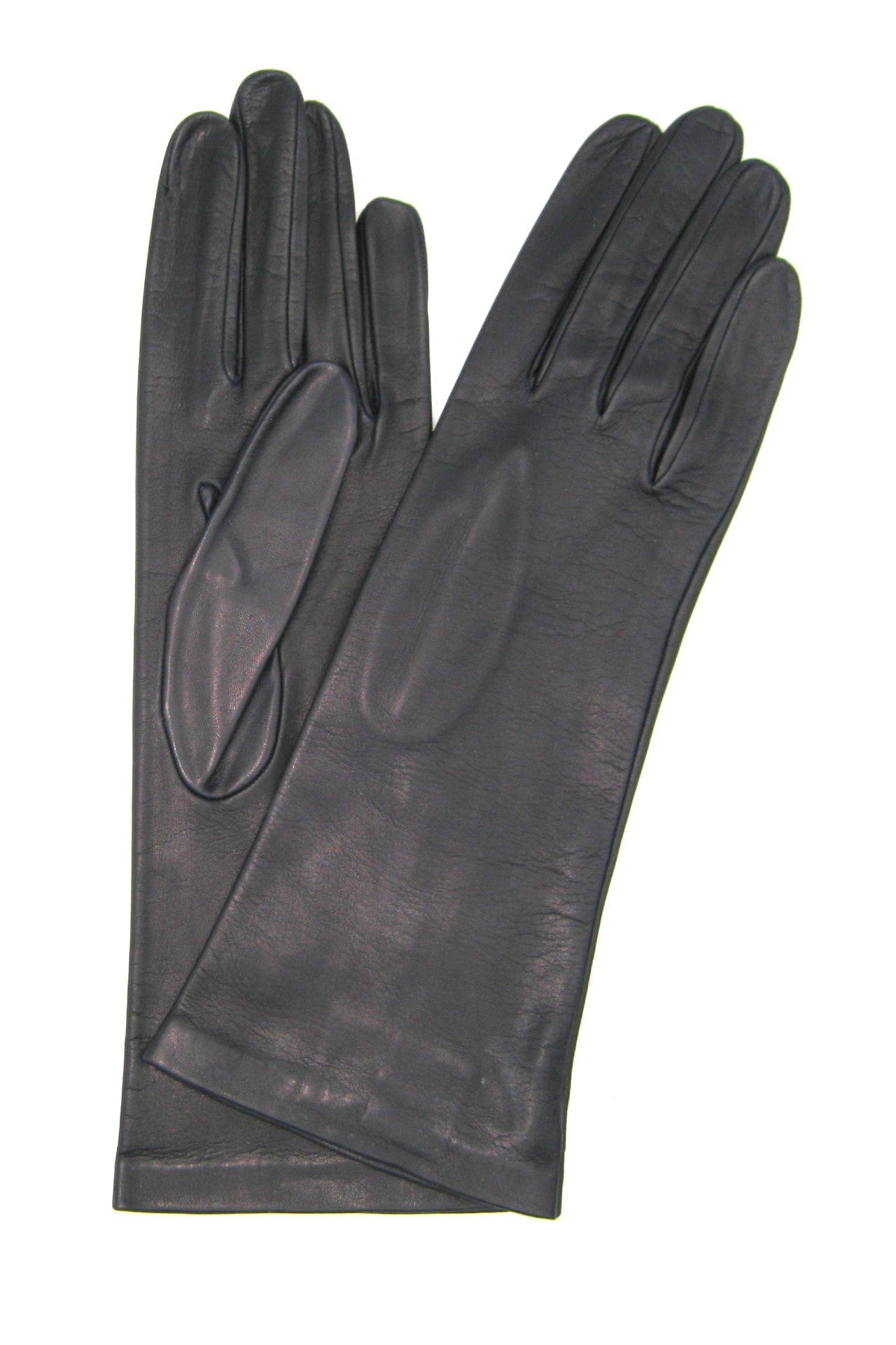 Guanto Nappa foderato seta - Navy