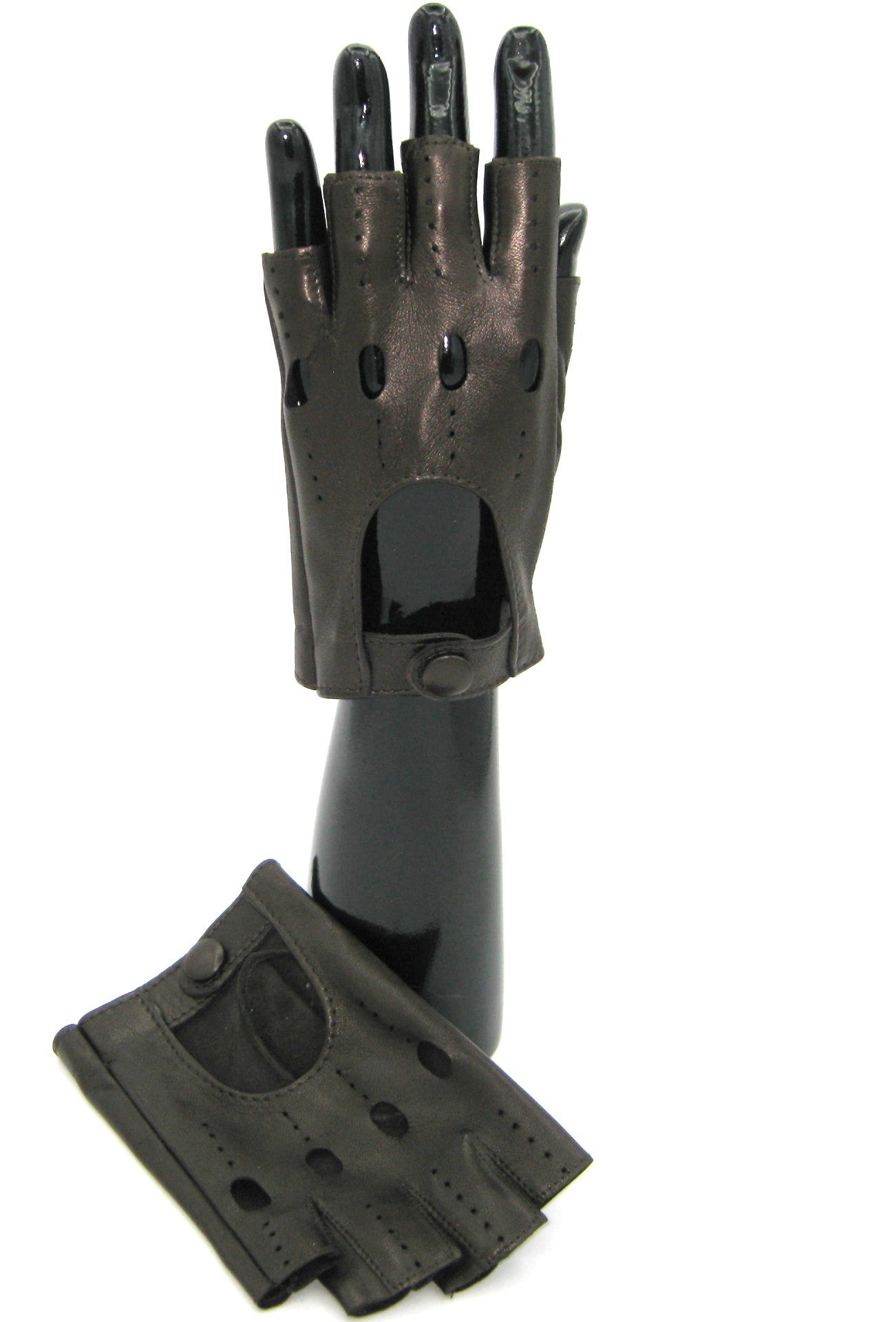 guanto nappa guida mezze dita - T.Moro