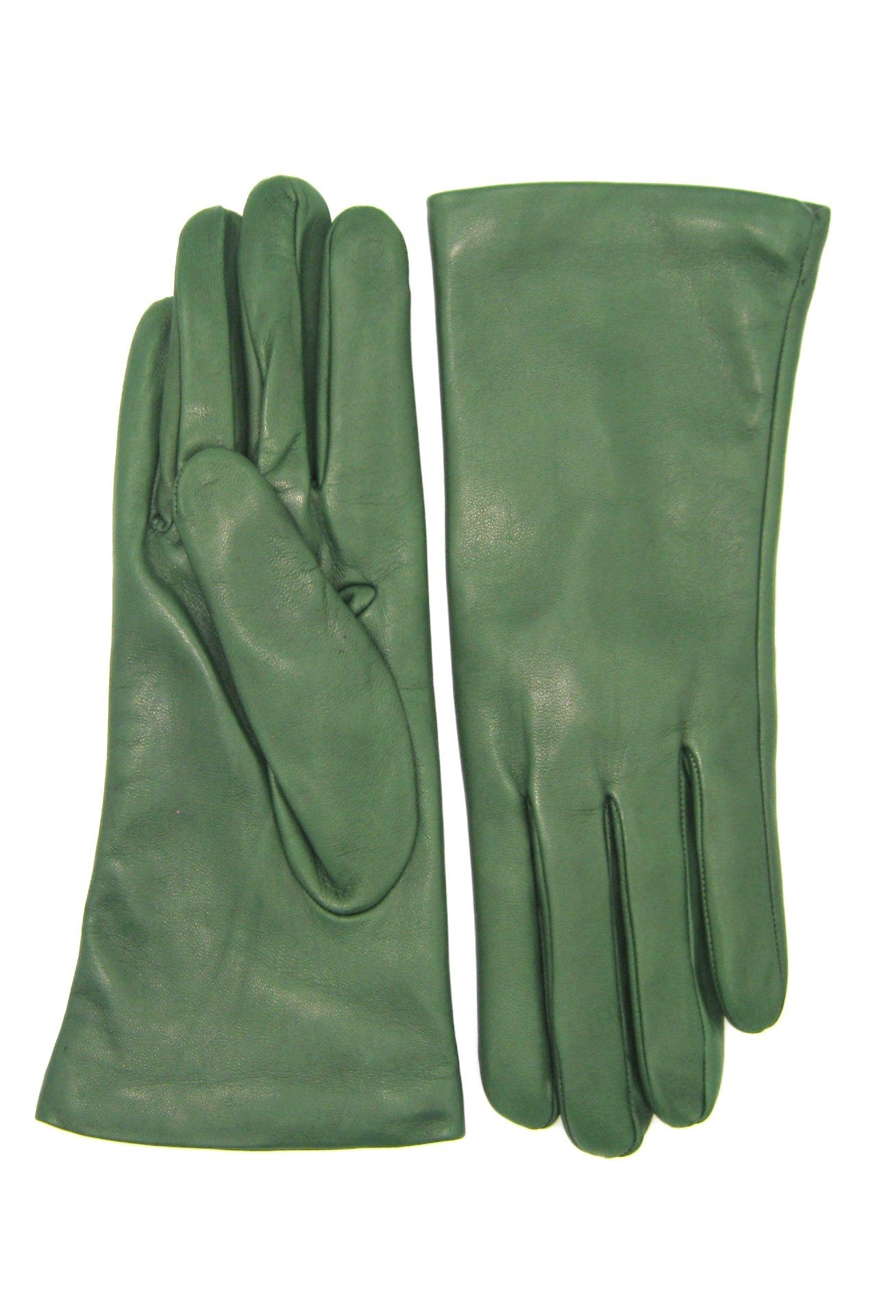 Guanto Nappa foderato cashmere - Verde scuro