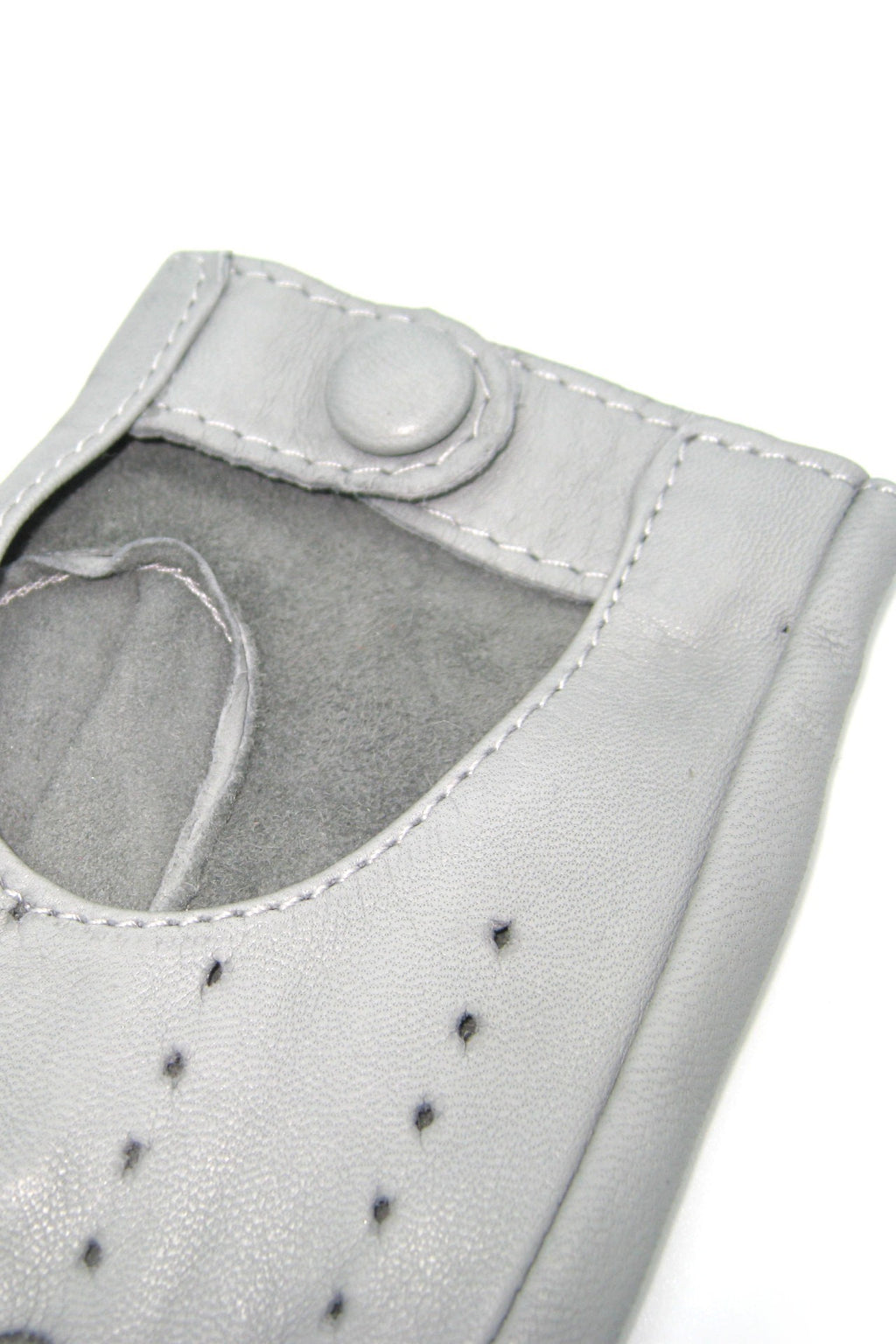 Guanto Guida sfoderato dita intere - grigio perla3