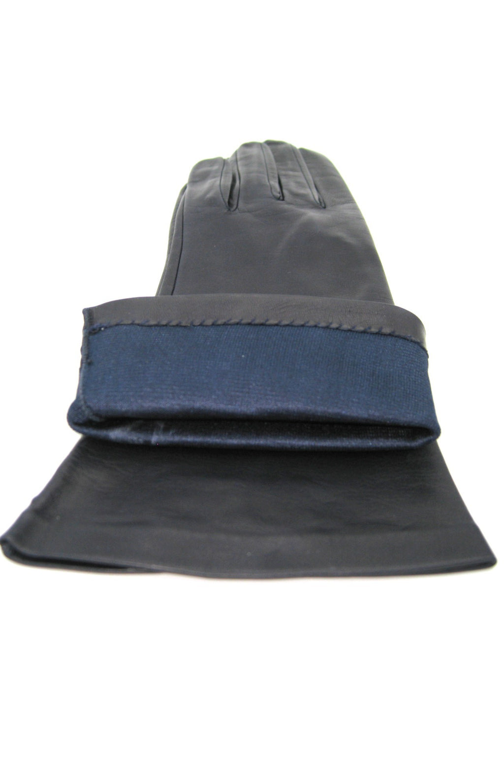 Guanto Nappa foderato seta - Navy