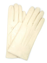 Guanto in Capretto 2bt con 3 cordoni fod. cashmere - Panna