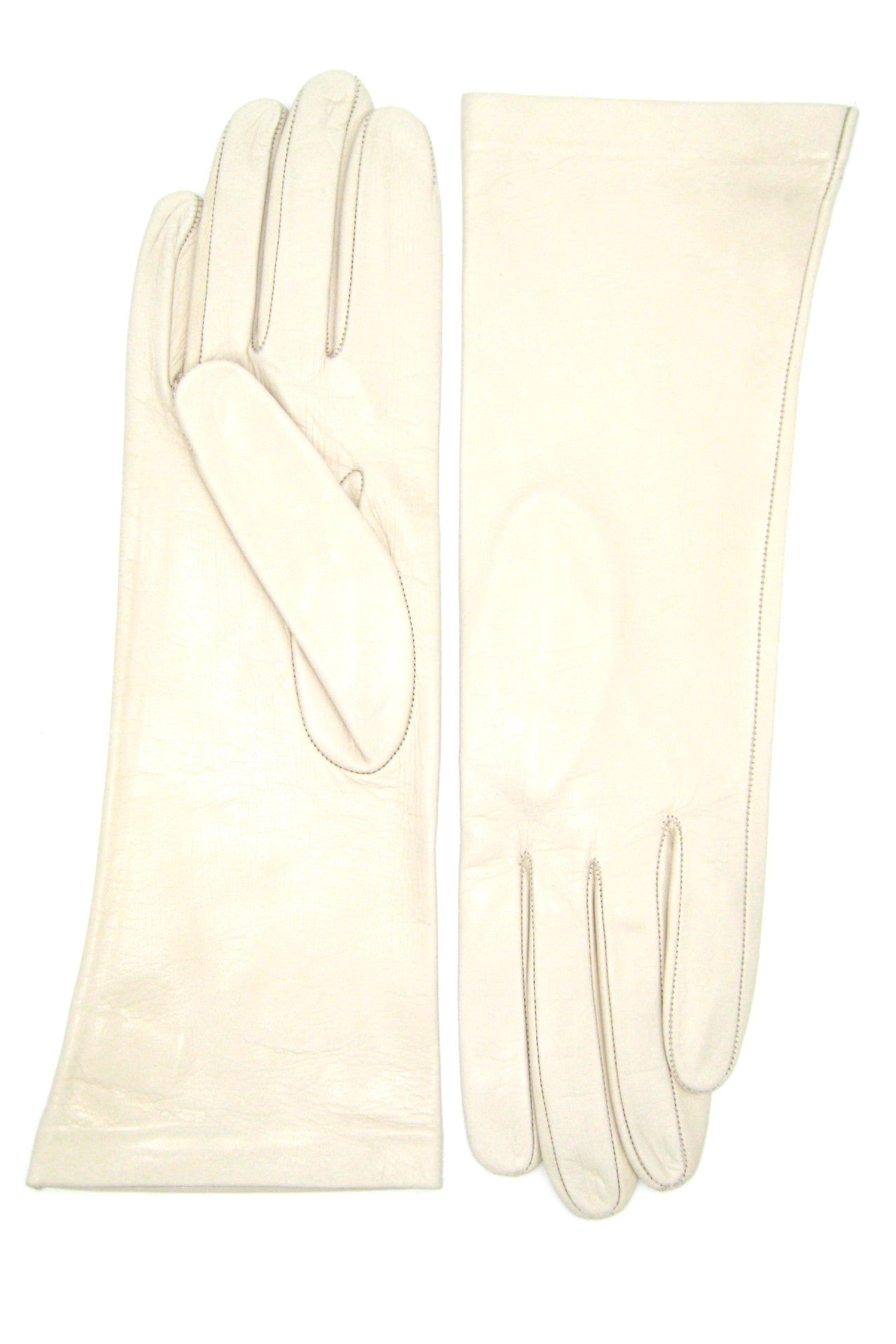 Guanto Nappa foderato seta - Panna