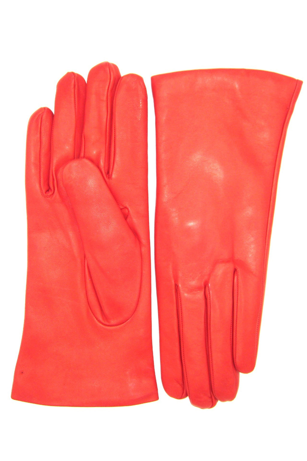 Guanto Nappa foderato cashmere - Rosso