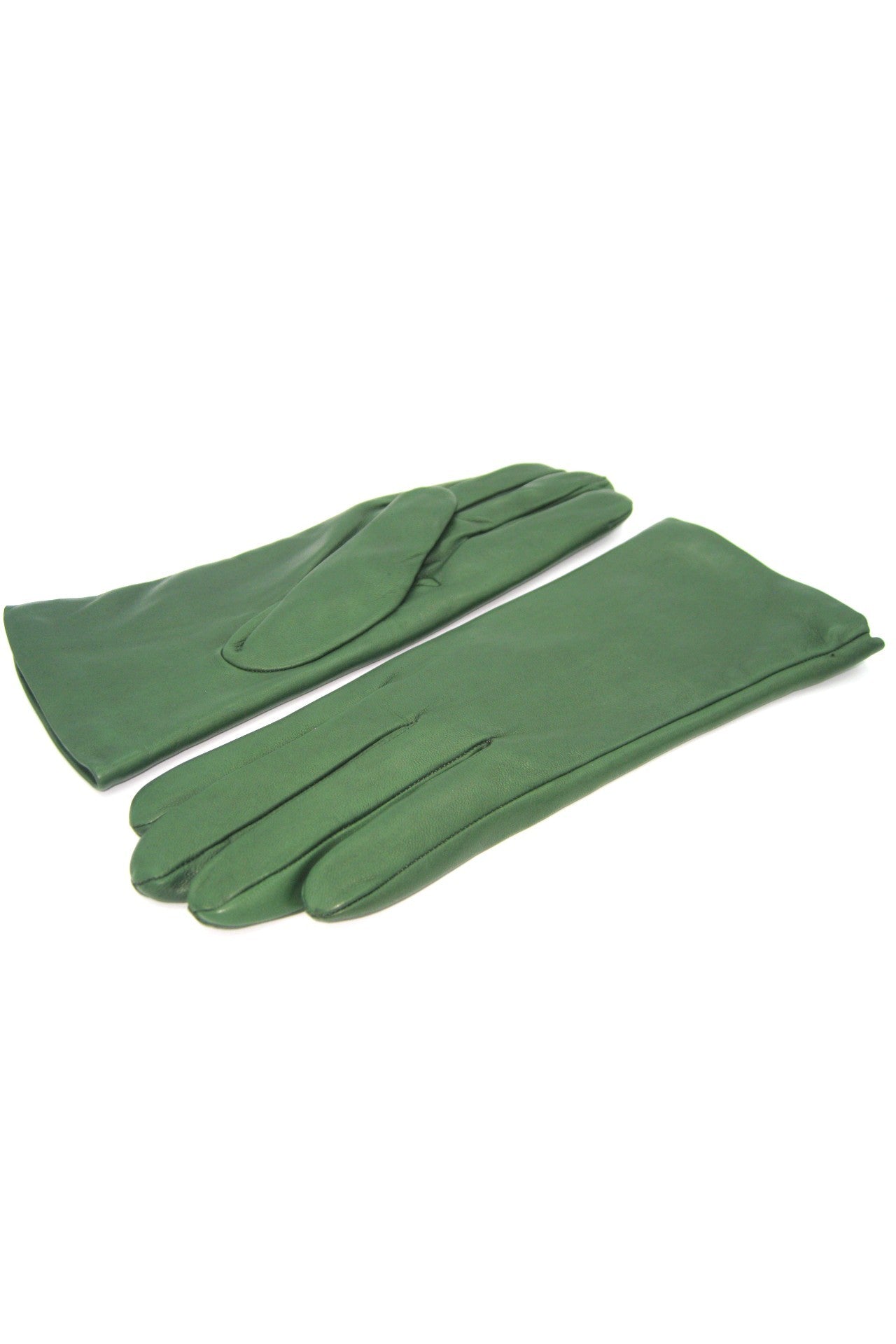 Guanto Nappa foderato cashmere - Verde scuro