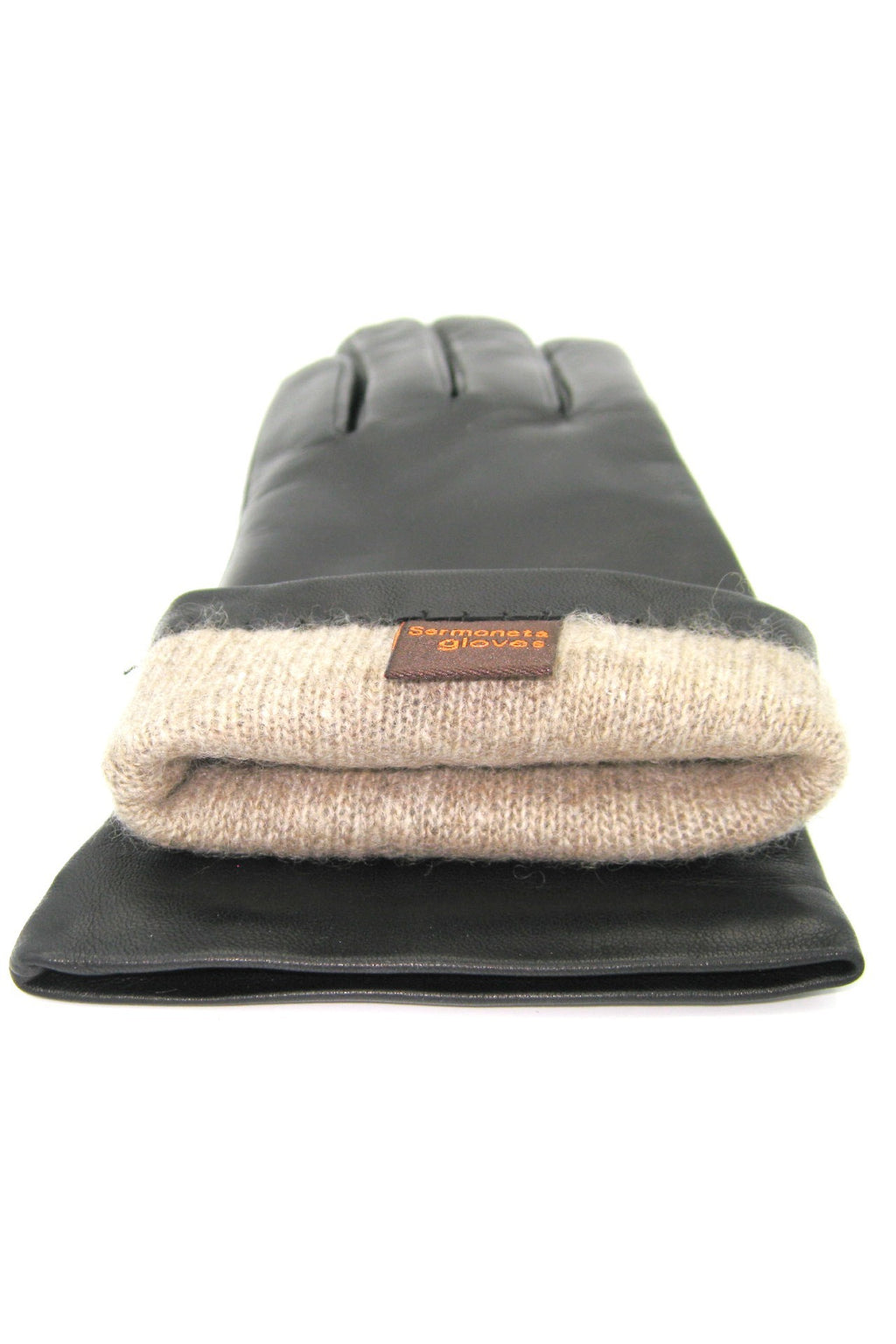 Guanto Nappa foderato cashmere - Nero