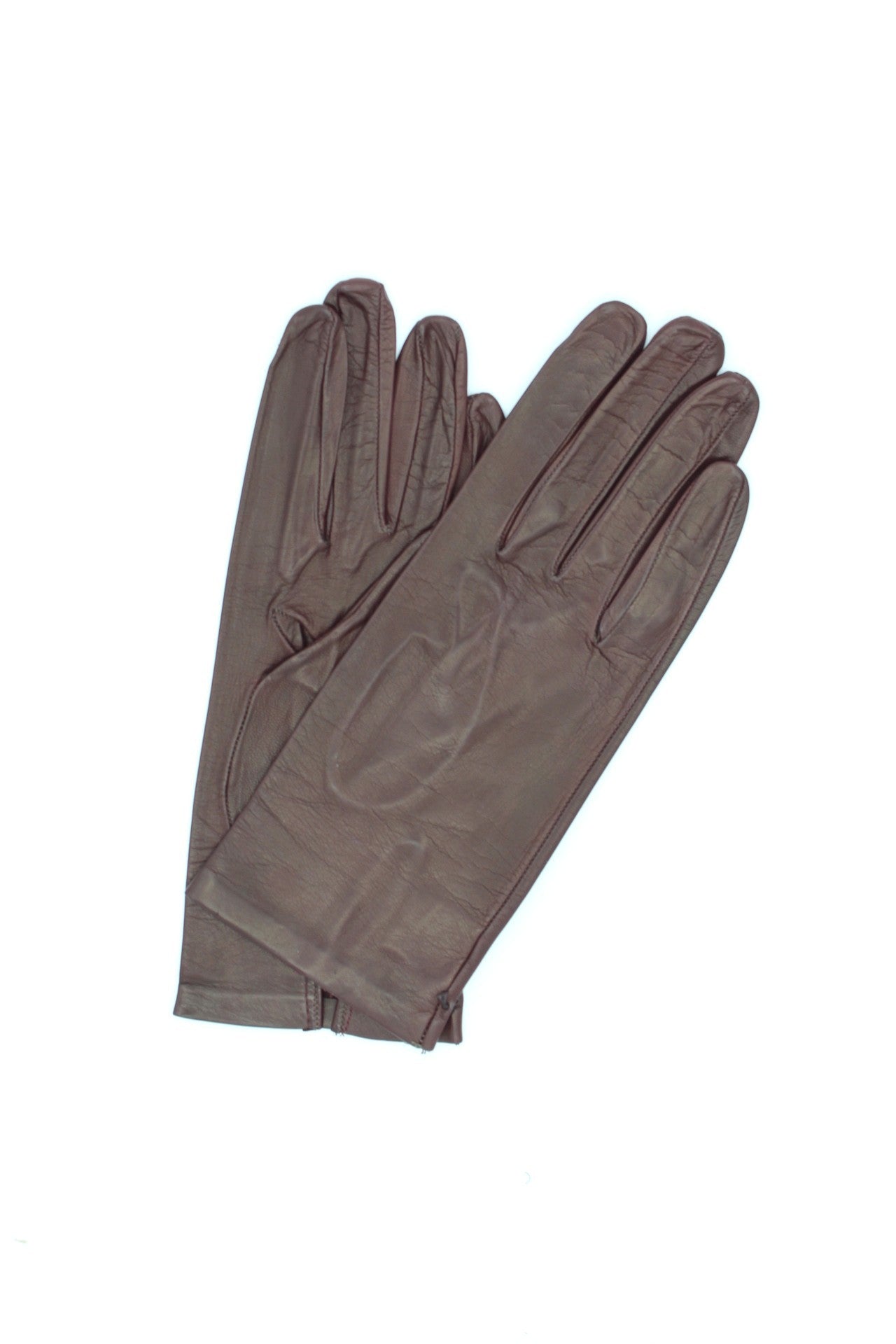 Ungefütterter Nappalederhandschuh - Bordeaux