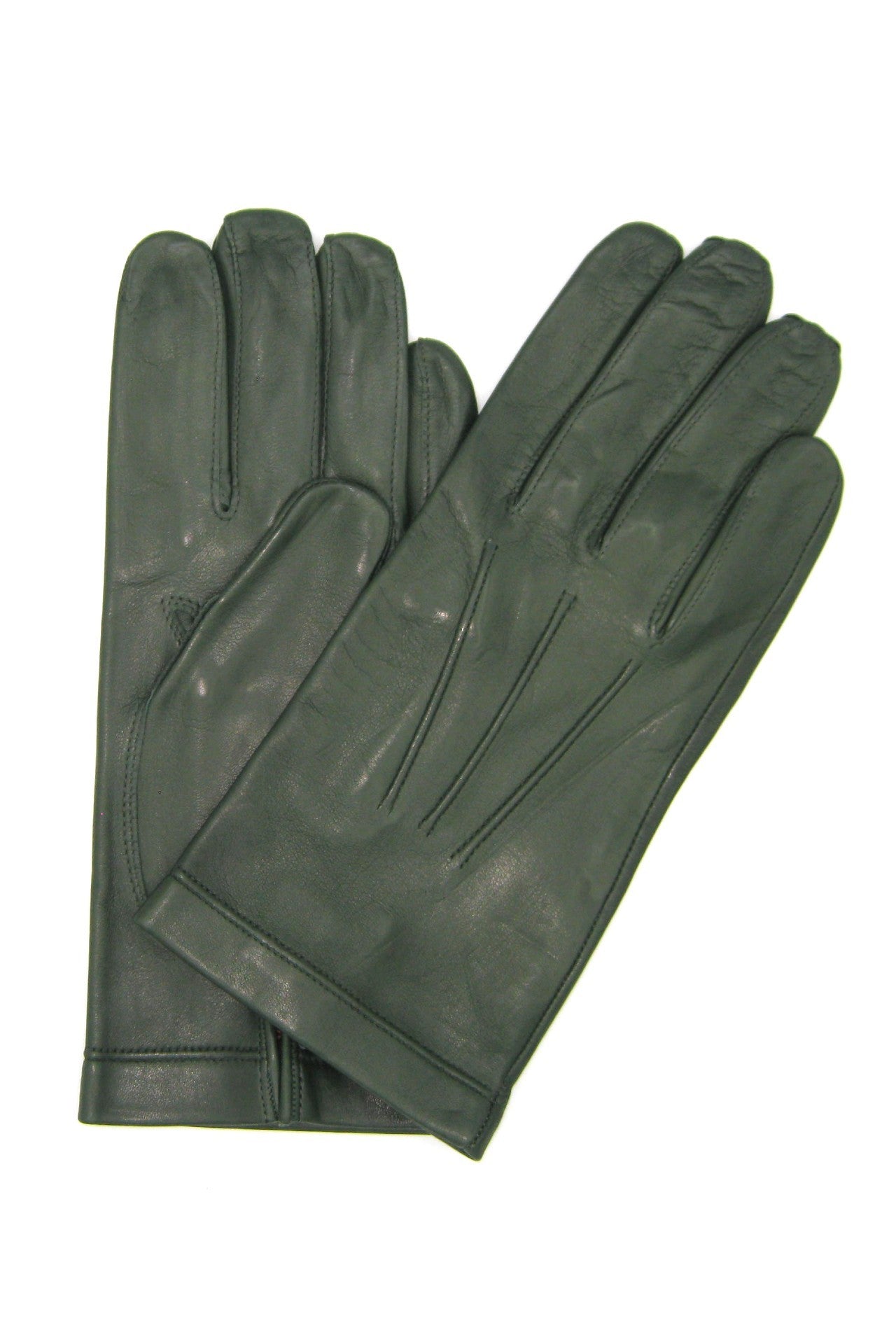 Guanto in nappa foderato seta - Verde scuro