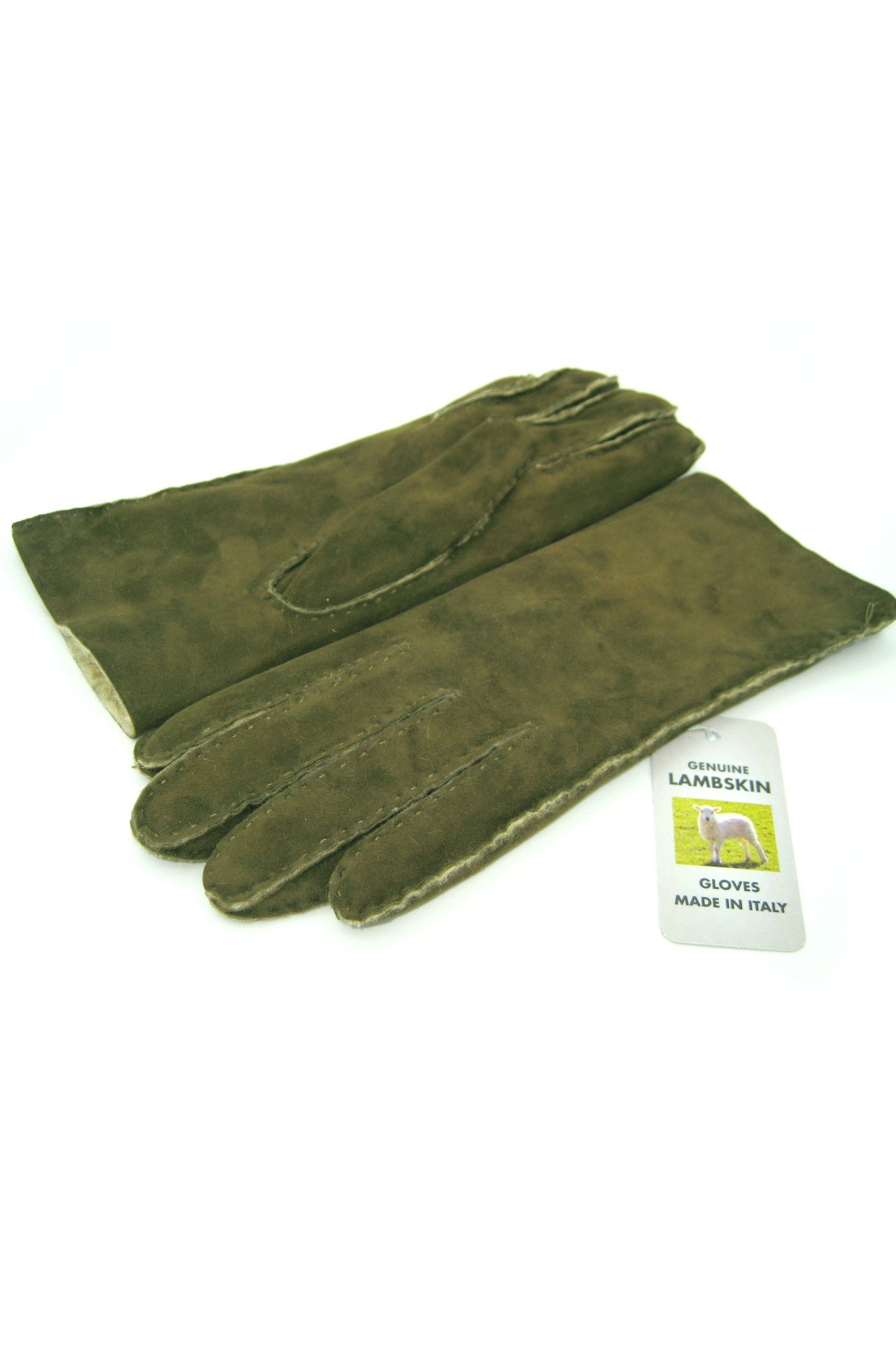 Guanto Montone cucito a mano - Loden