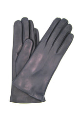 Handschuhe mit Futter aus Nappa-Kaschmir - Marineblau