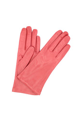 Guanto Nappa foderato cashmere - Rosa corallo