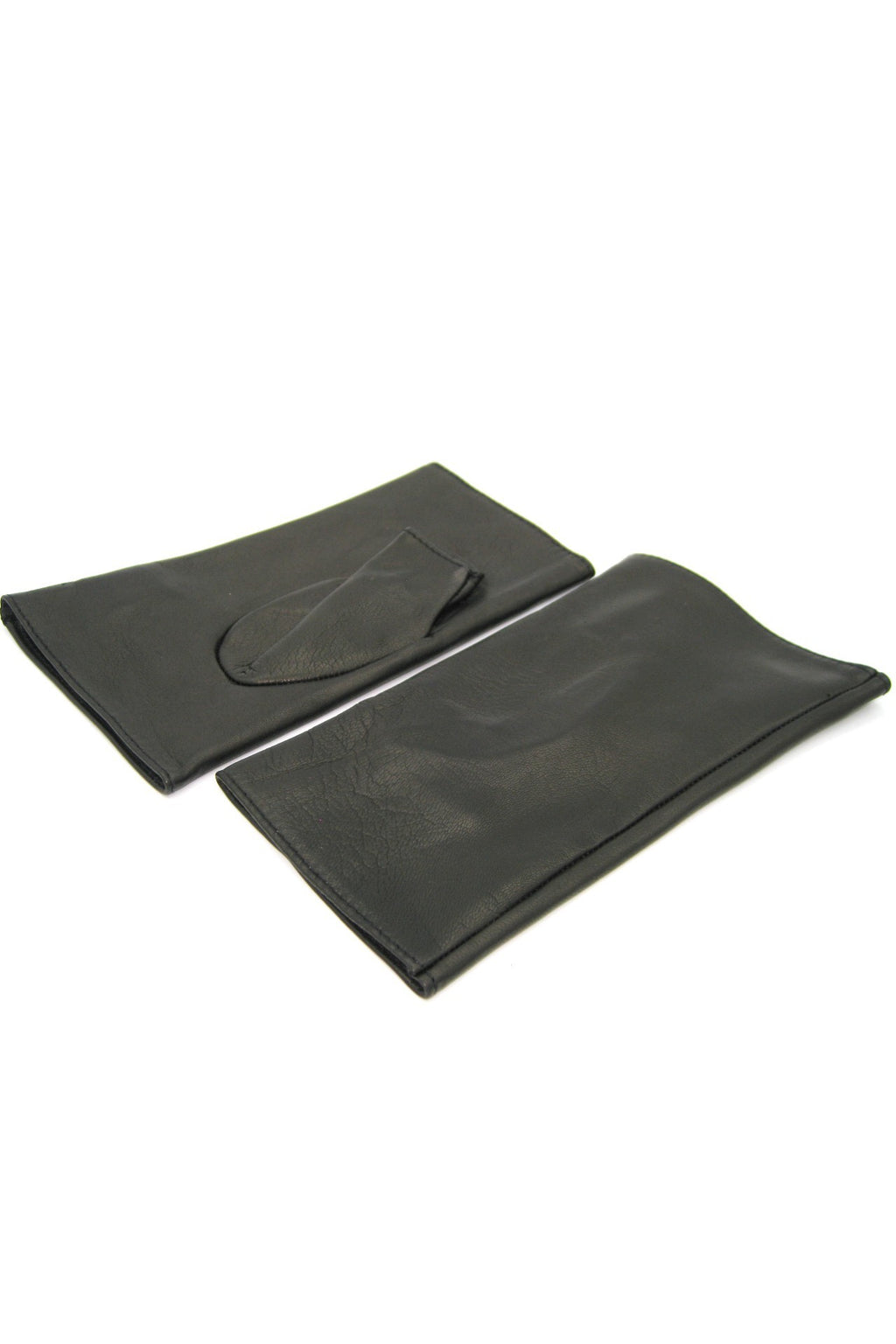 Manicotto in Nappa 2bt foderato seta - Nero