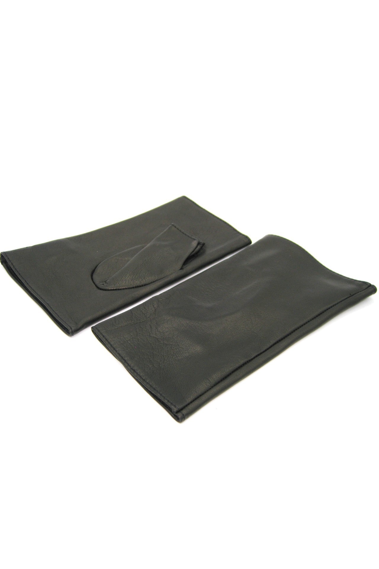 Manicotto in Nappa 2bt foderato seta - Nero