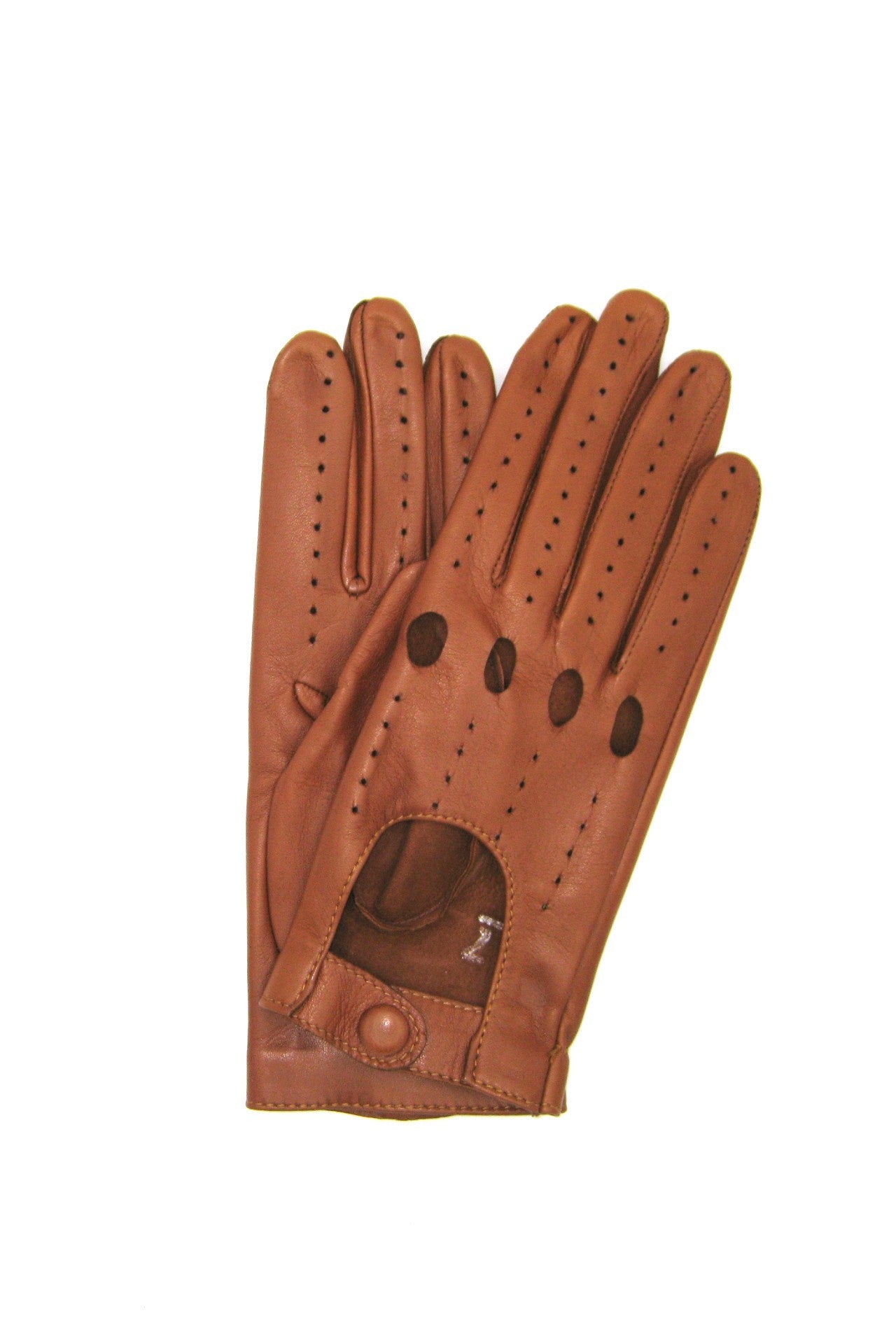 Guanto Guida sfoderato dita intere - Tan