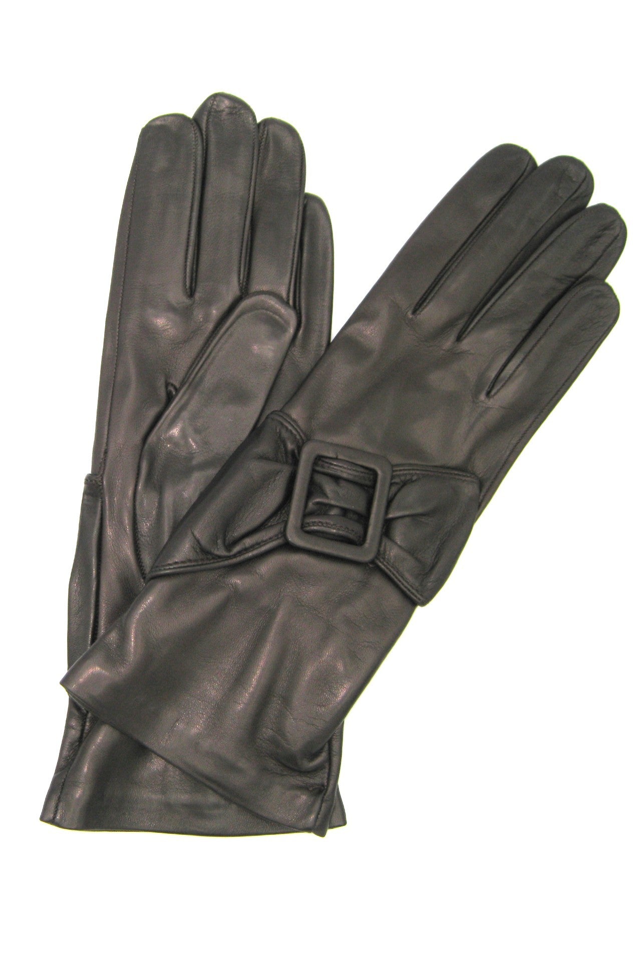 Guanto Nappa 4BT fodera seta con Fibbia - T.Moro