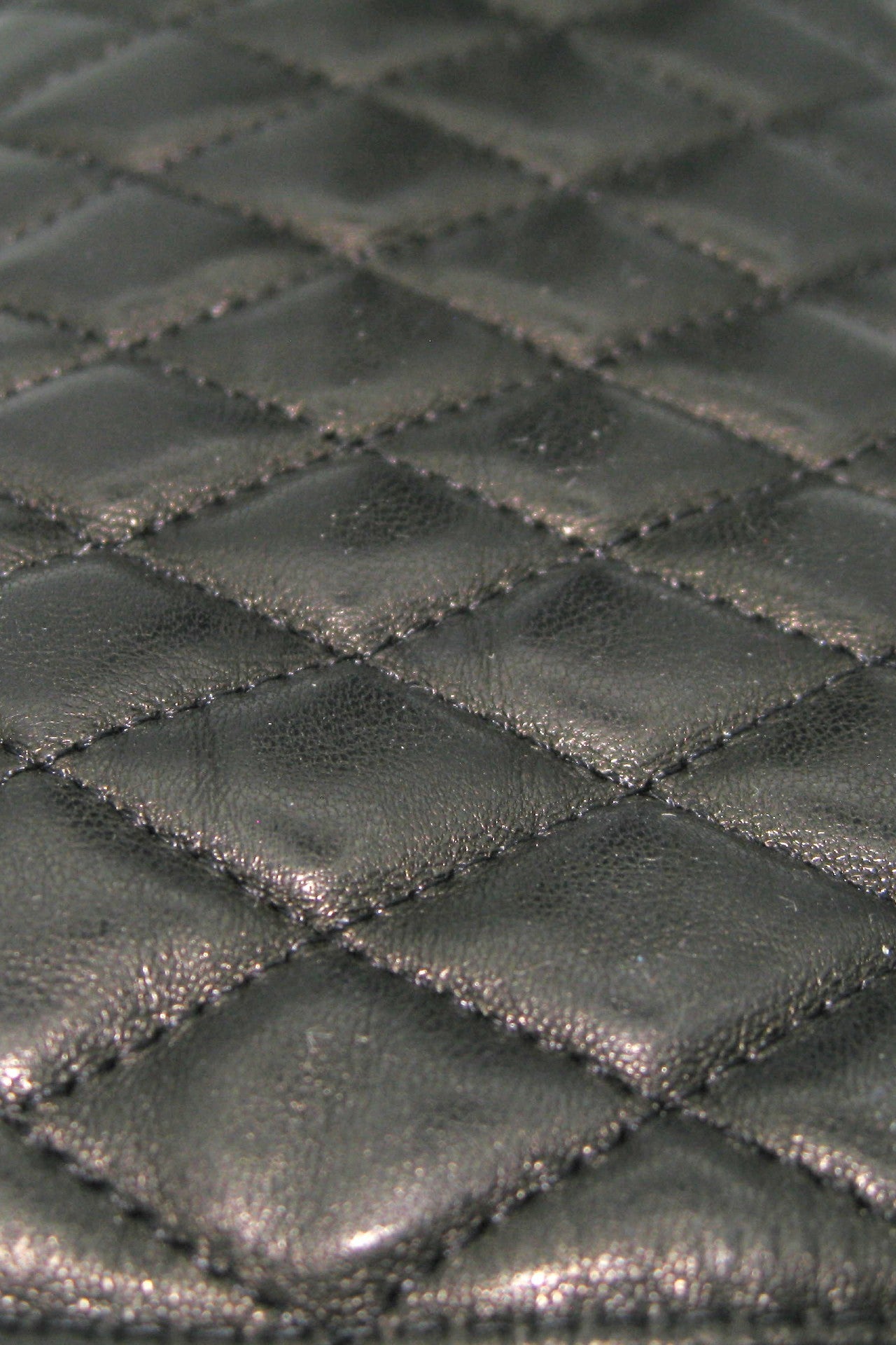 Guanto trapuntato 2bt fodera cashmere - Nero