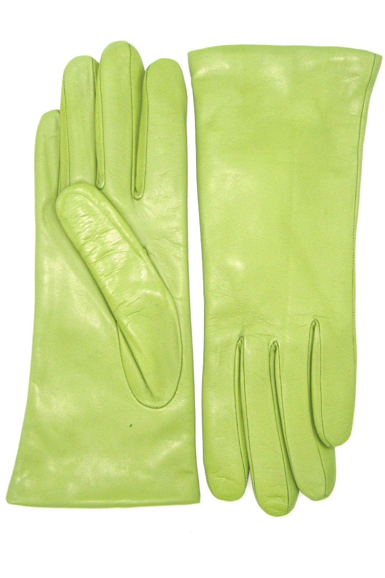 Guanto Nappa foderato cashmere - Verde Pistacchio