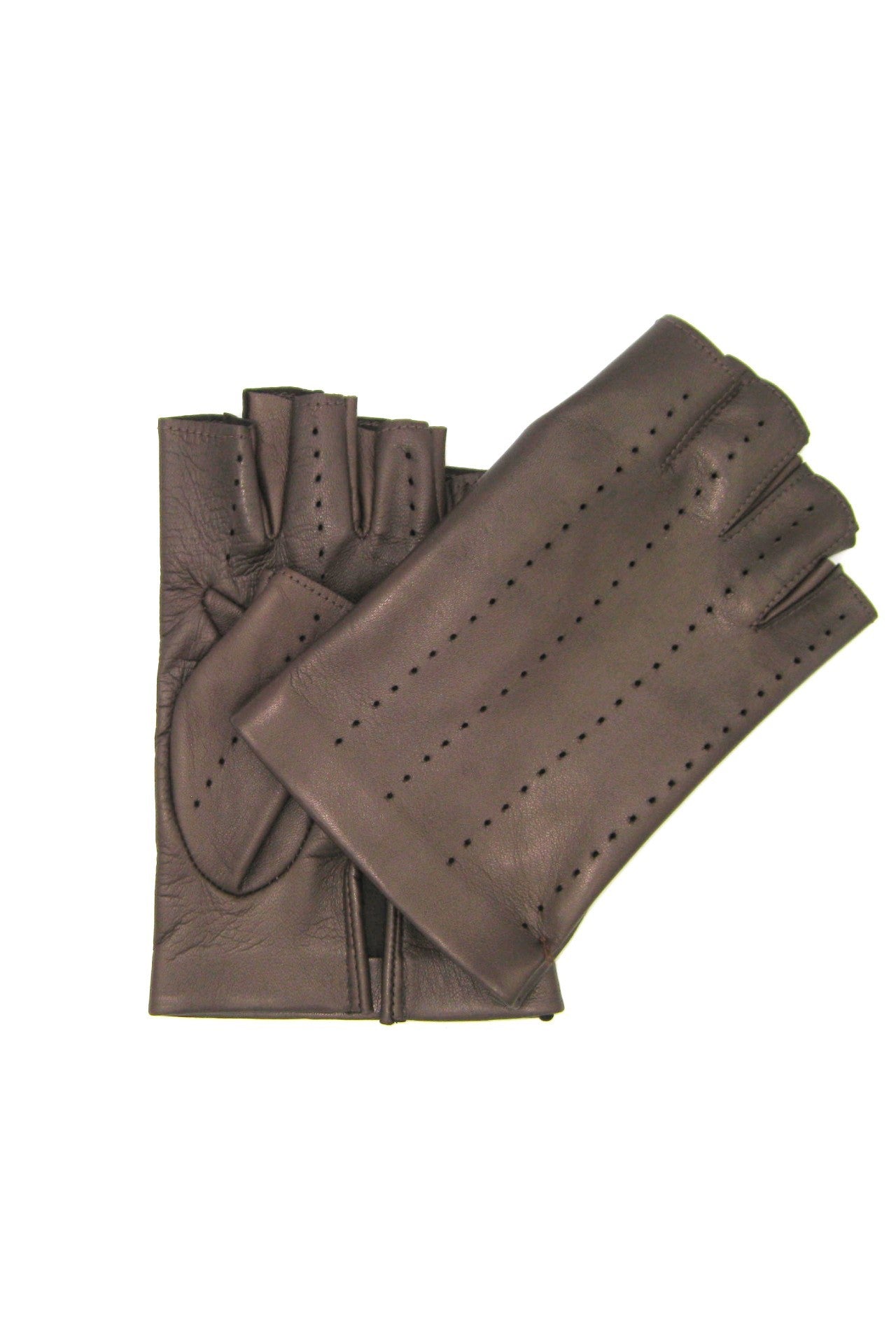 Guanto in Nappa 1/2 dita sfoderato - Mink