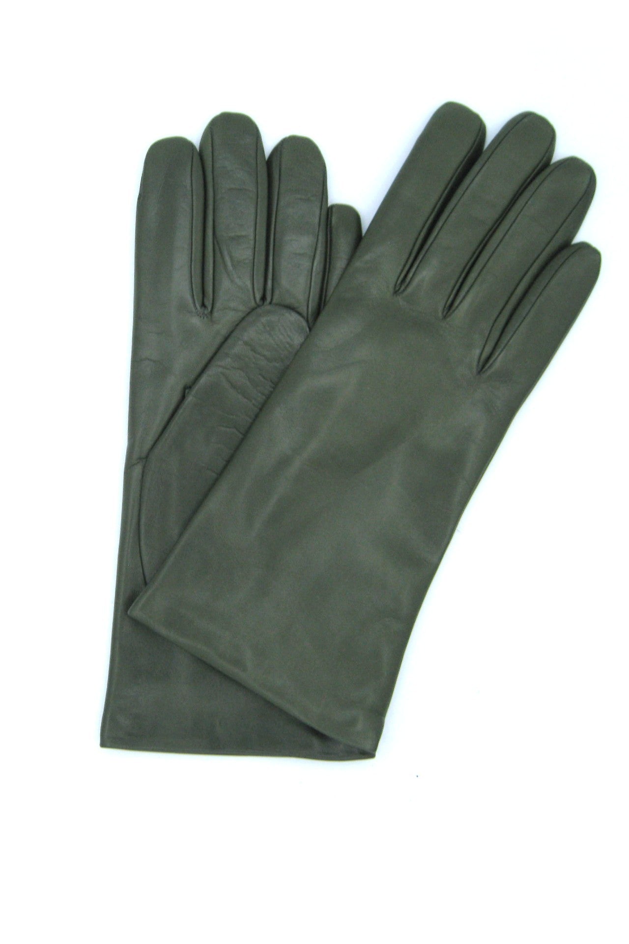 Guanto Nappa foderato cashmere - Verde oliva