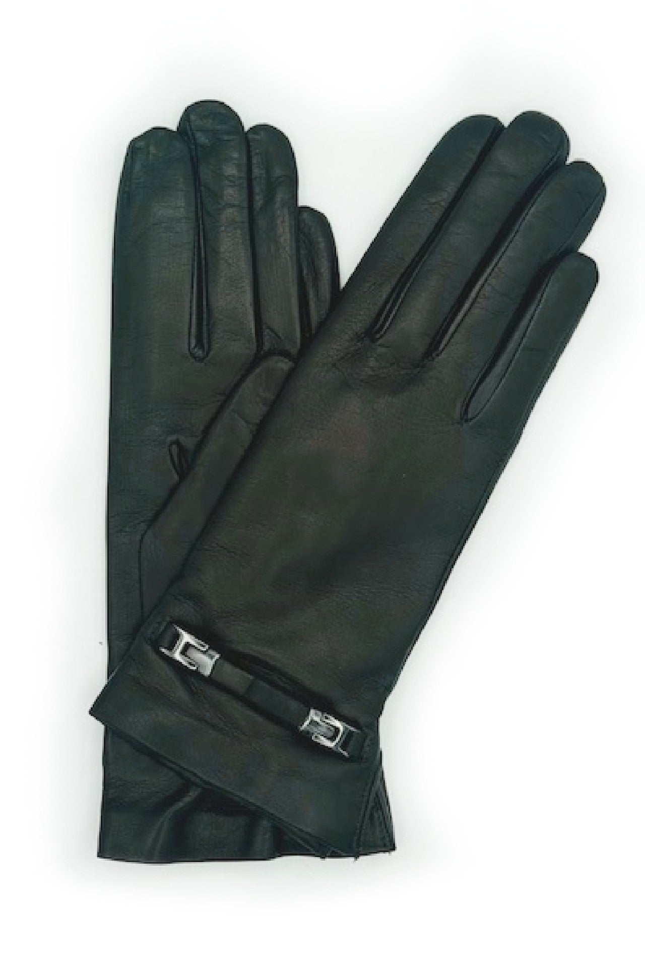 Guanto in Nappa con Staffa al polso fod. cashmere - T.Moro