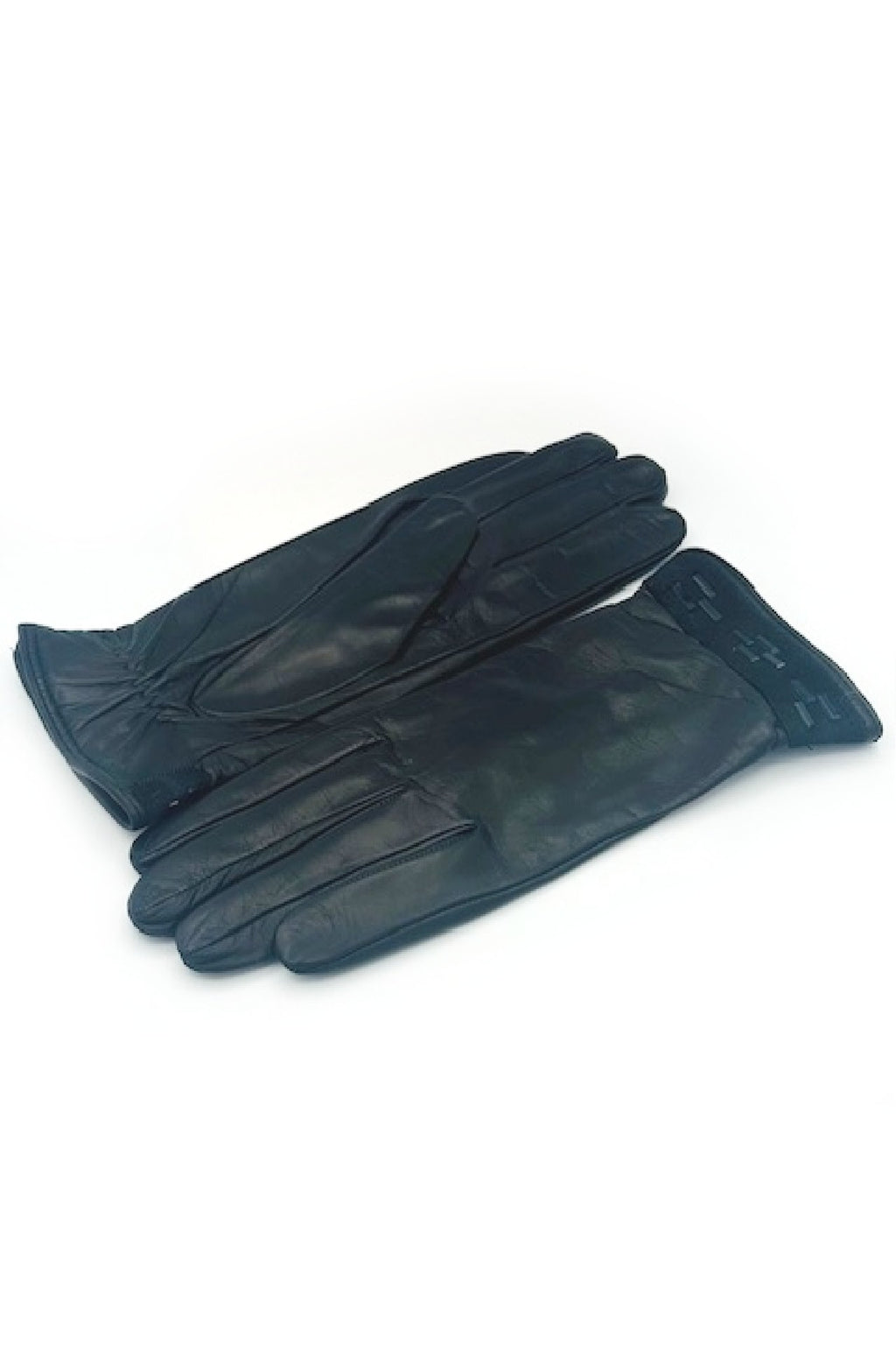 Guanto in Nappa con applicazione al polso - Nero