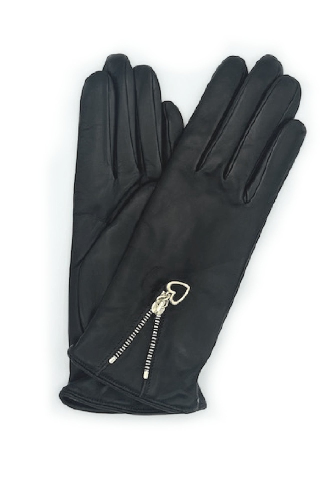 Guanto in Nappa con Zip fodera cashmere - T.Moro