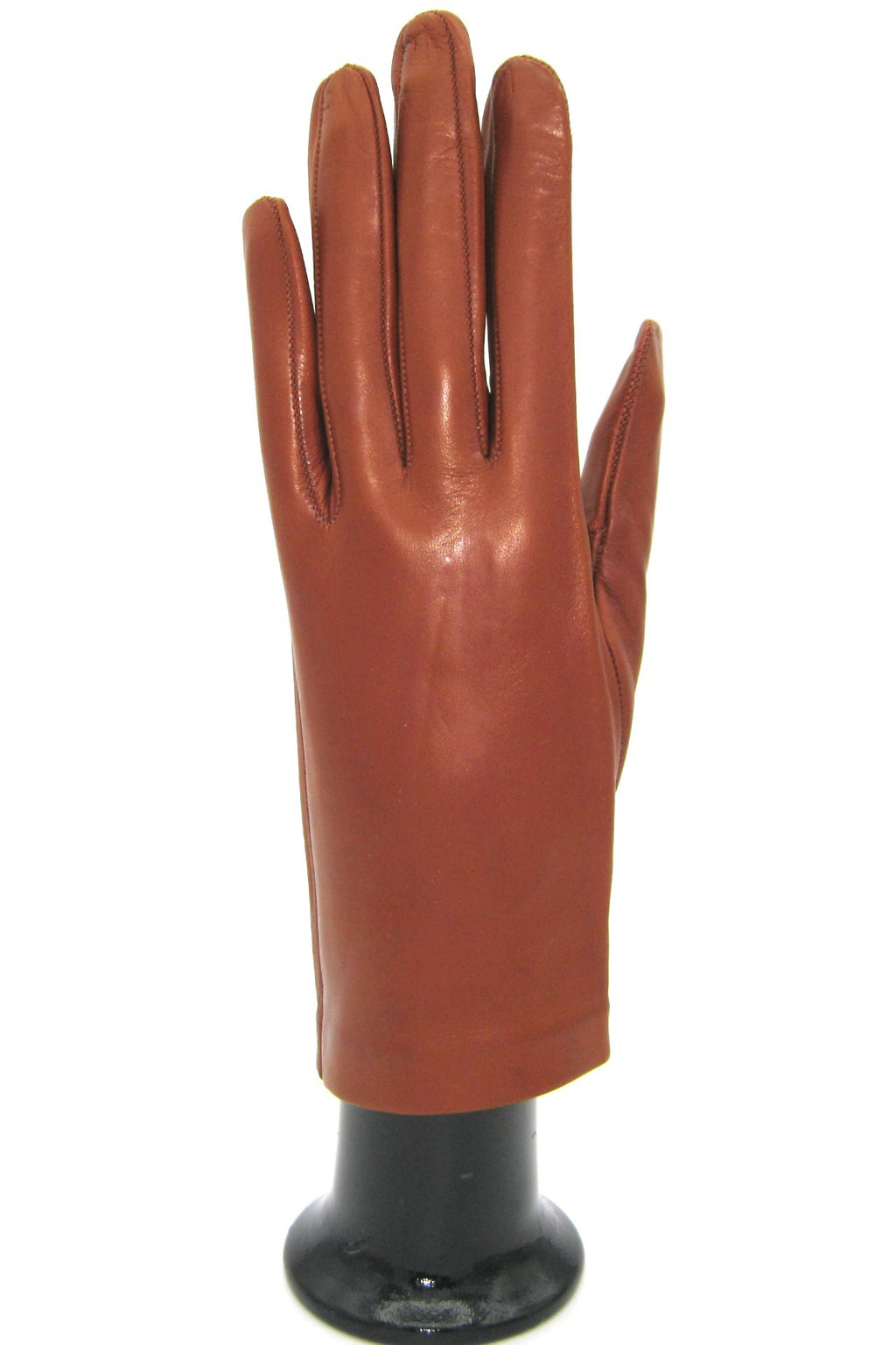 Guanto Nappa fodera seta - Cognac