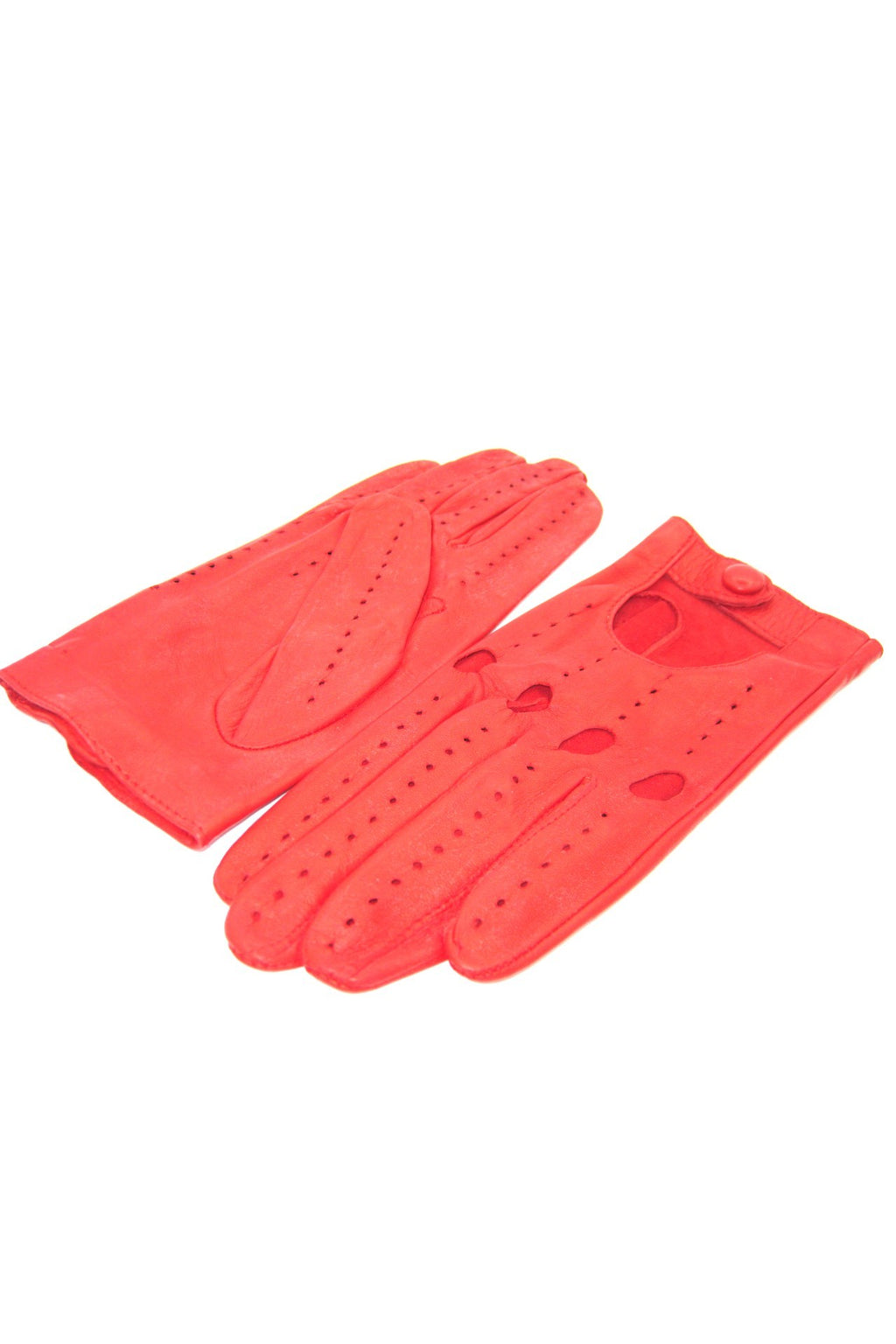 Guanto Guida sfoderato dita intere - Rosso