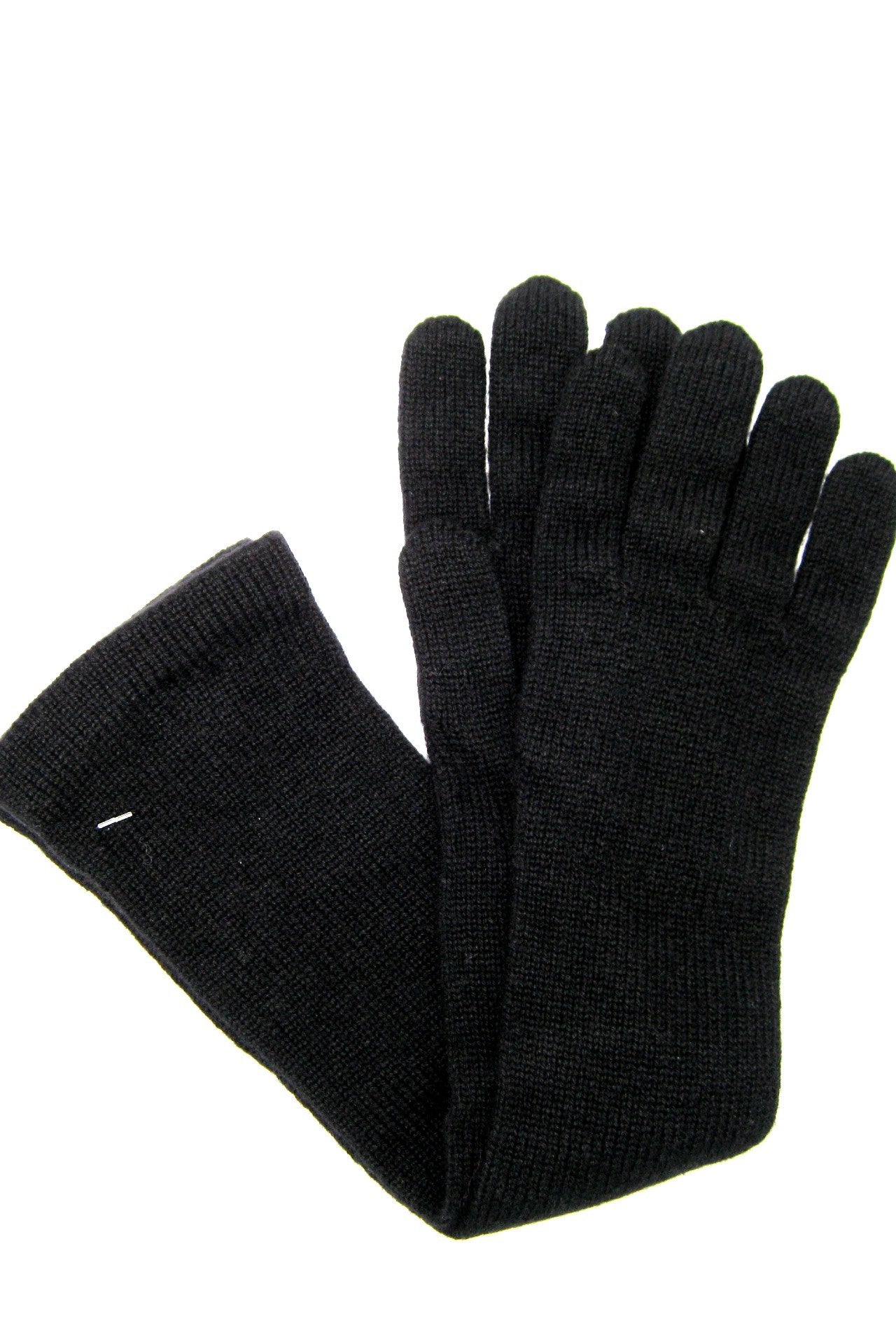 Guanto in 100% cashmere 10bt - Nero
