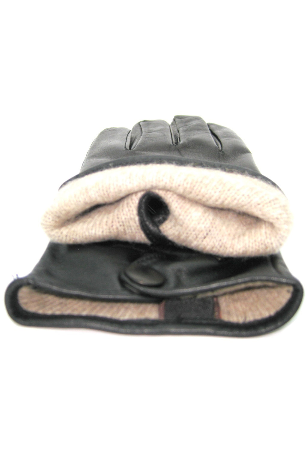 Guanto in Nappa fodera cashmere,Touch screen - Nero/Nero