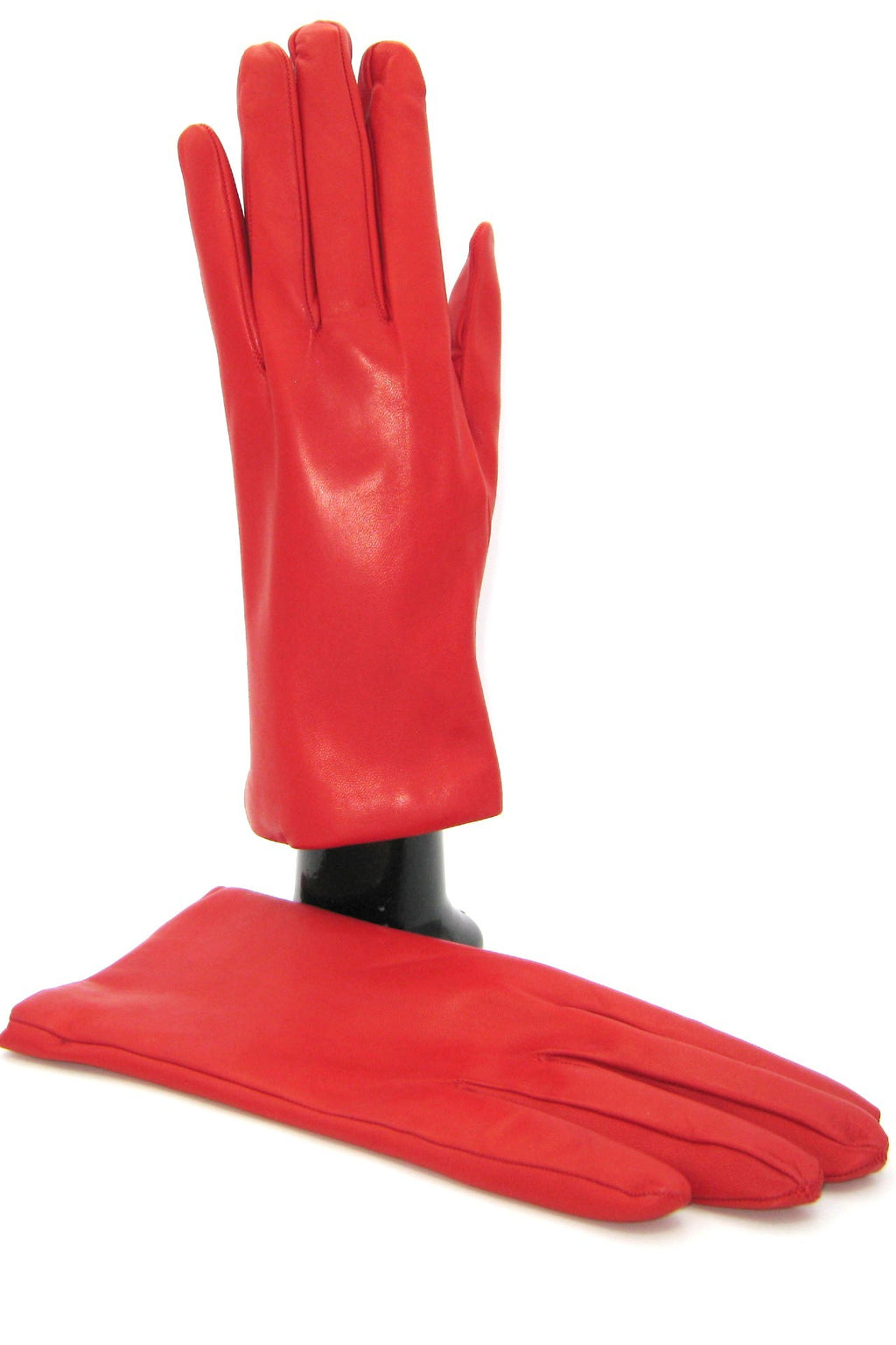 Guanto Nappa foderato cashmere - Rosso