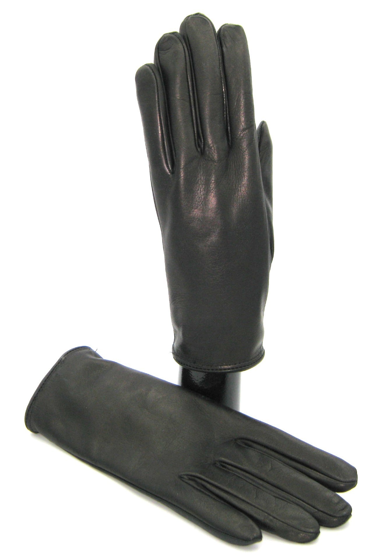 Guanto Nappa fodera cashmere Touch Screen - Nero