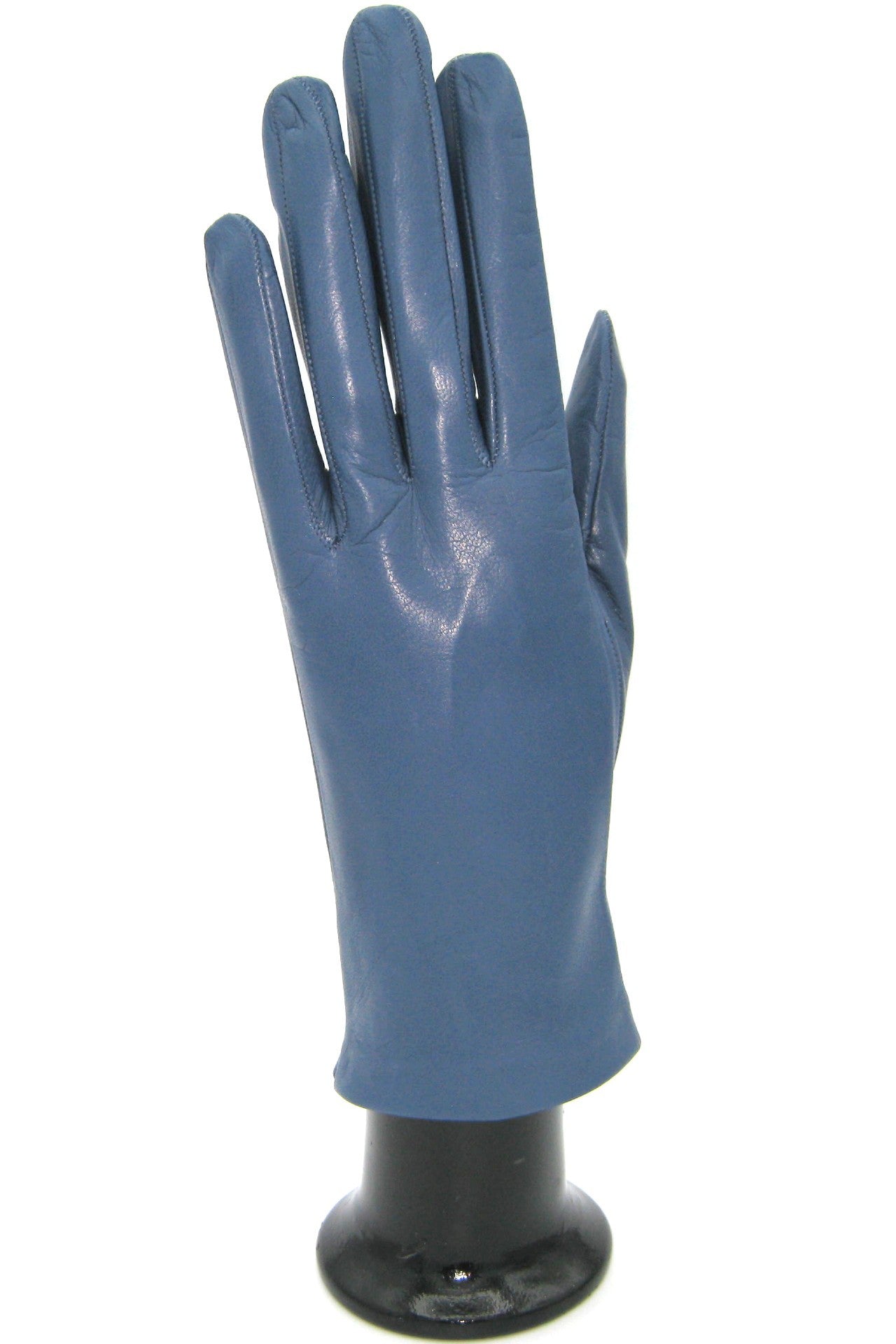 Nappahandschuh mit Seidenfutter - Denim