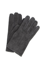Herrenhandschuh aus Wildleder mit Kaschmirfutter - Schwarz