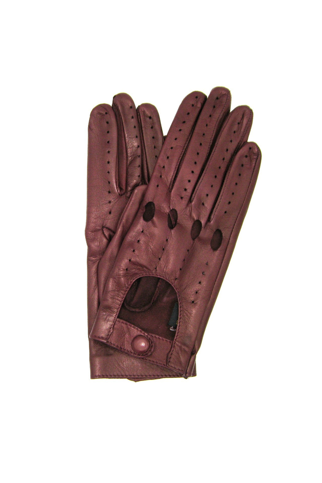 Guanto Guida sfoderato dita intere - Bordeaux