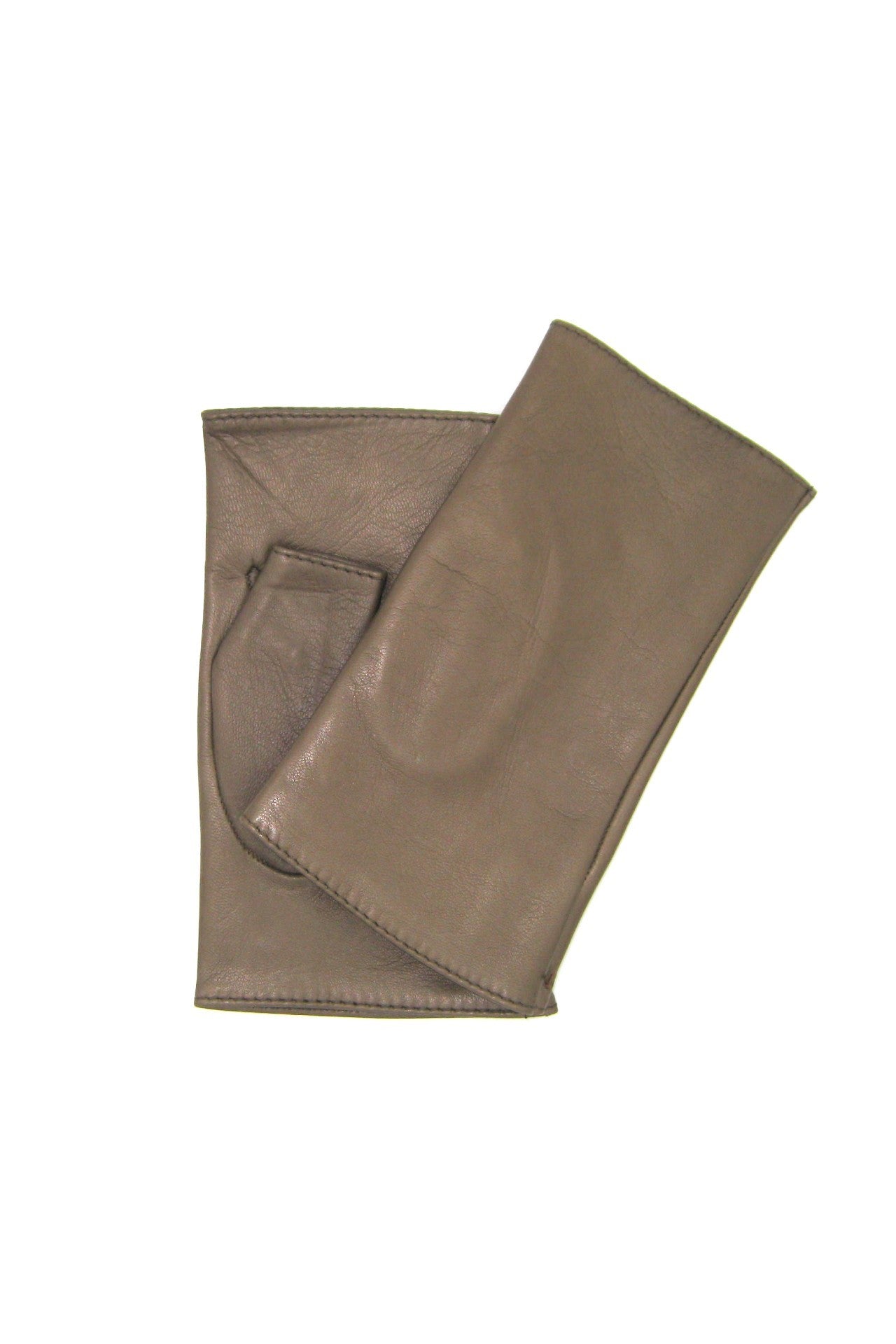 Manicotto in Nappa 2bt foderato seta - Fango