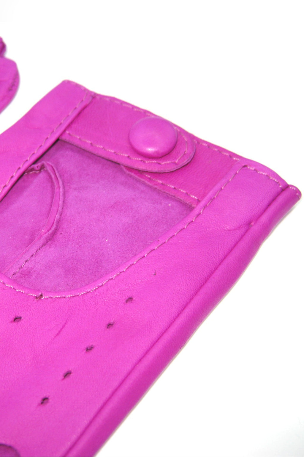 Guanto Guida sfoderato dita intere - Fucsia