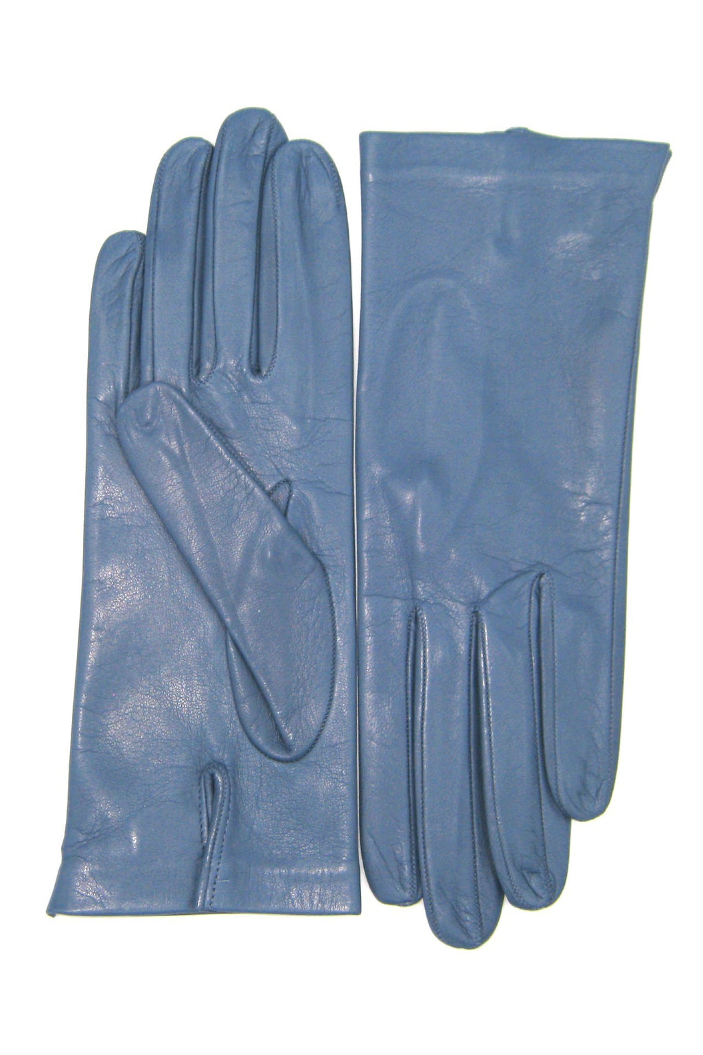 Nappahandschuh mit Seidenfutter - Denim