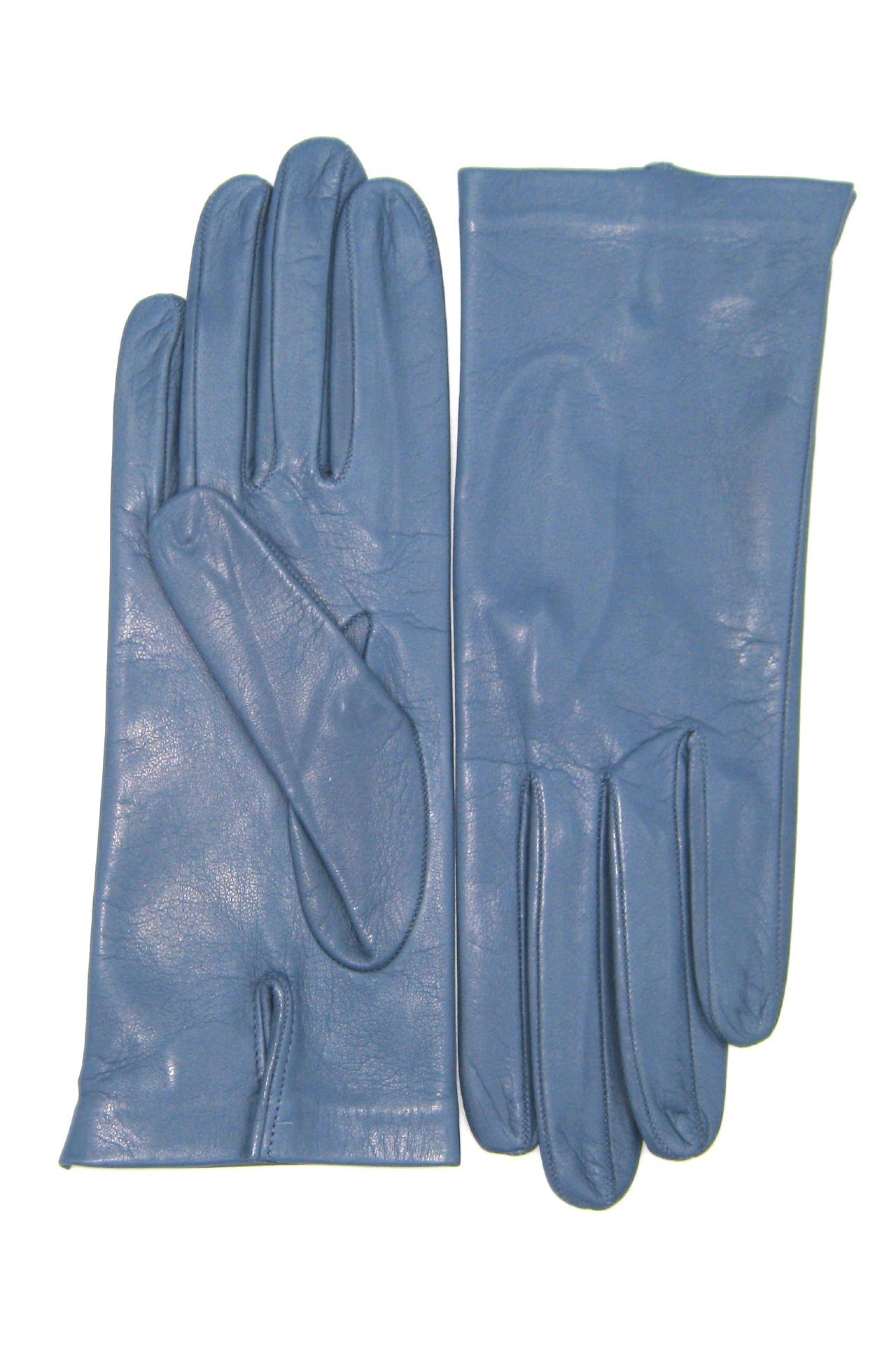 Nappahandschuh mit Seidenfutter - Denim