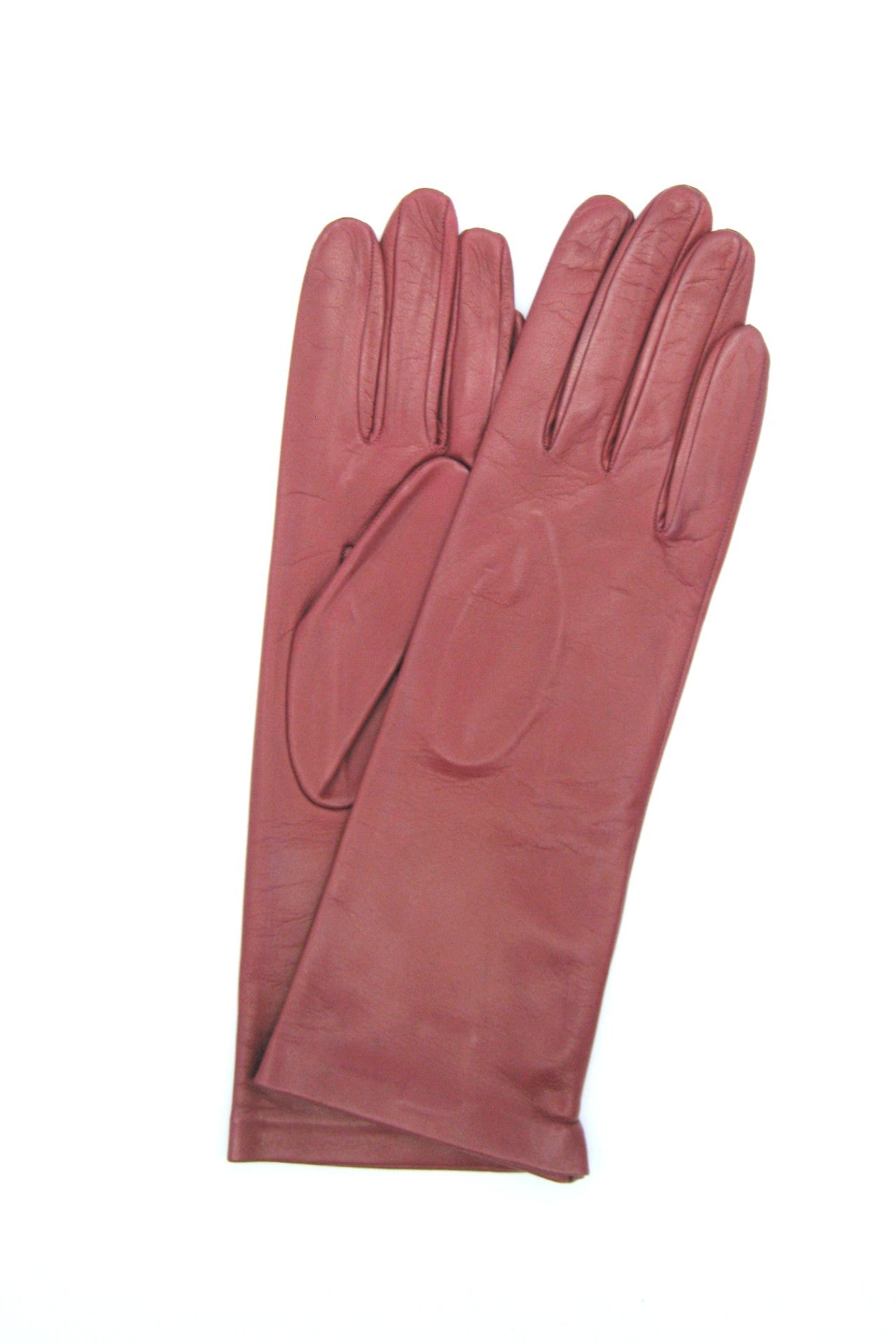 Guanto Nappa foderato seta - Rosso scuro