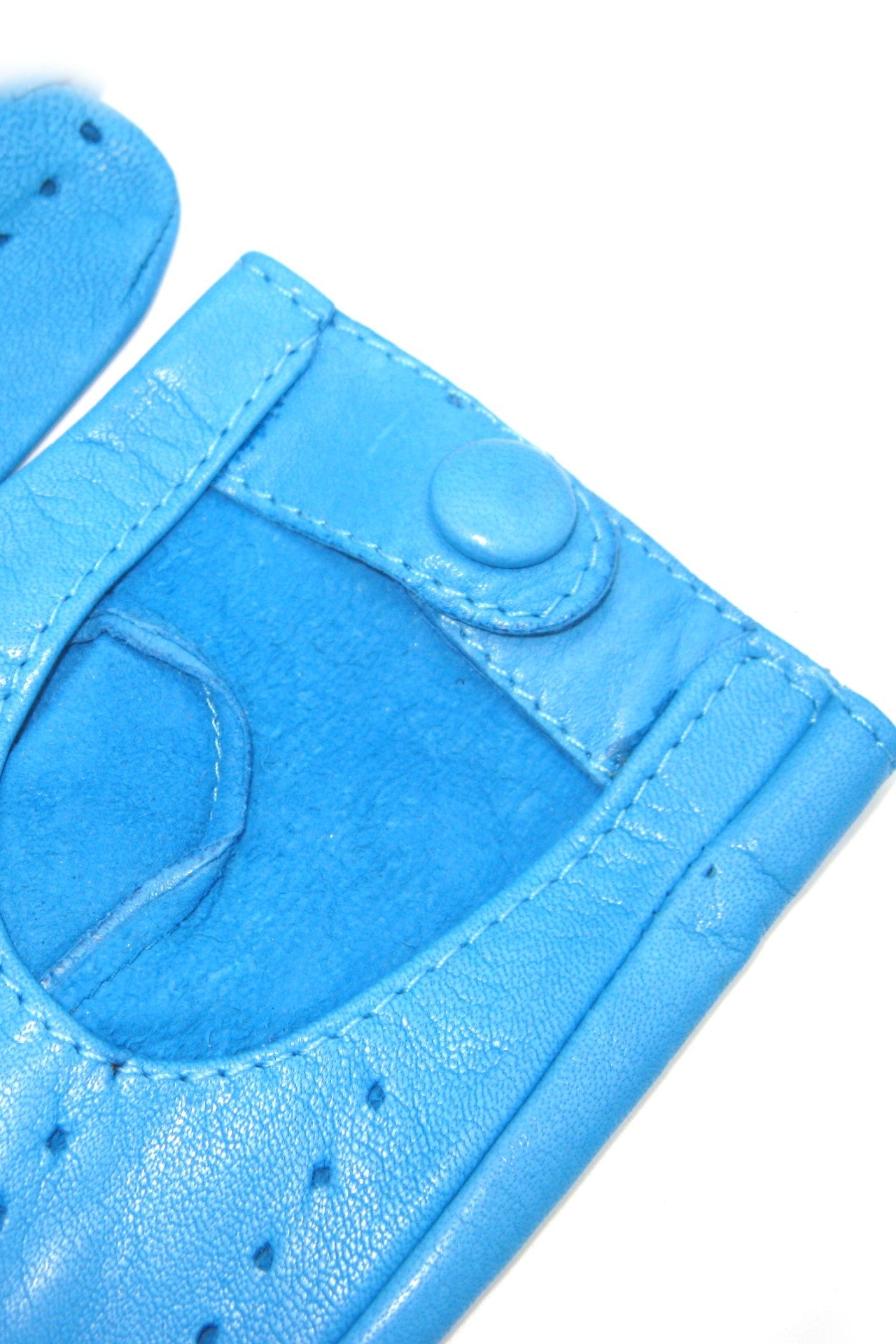 Guanto Guida sfoderato dita intere - Turchese