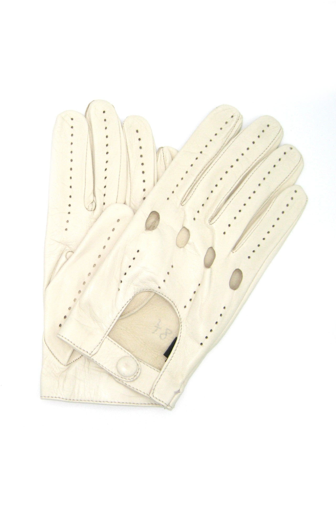 Guanto nappa guida dita intere - Panna