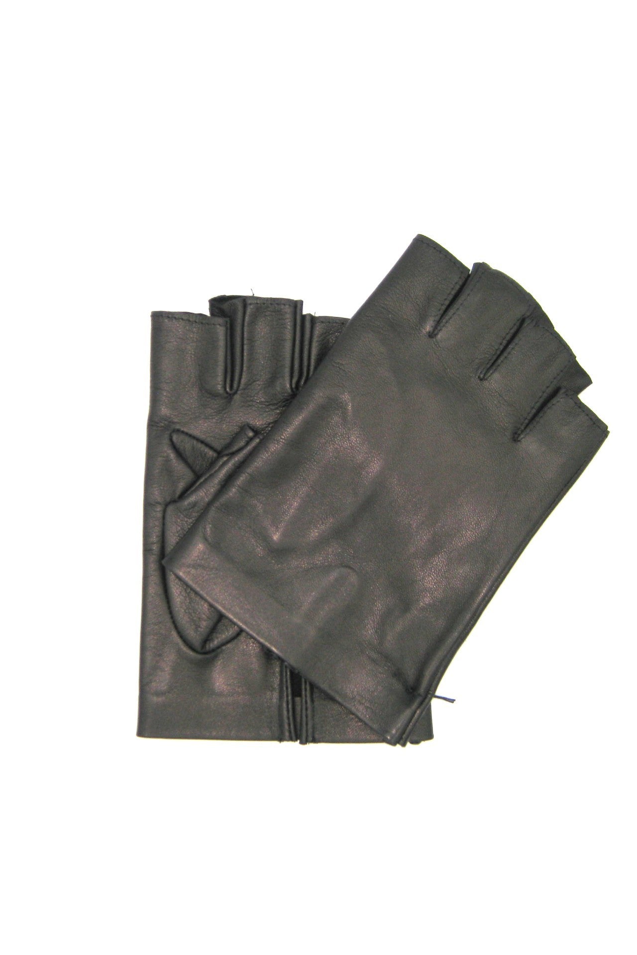 Guanto in Nappa 1/2 dita sfoderato - Nero