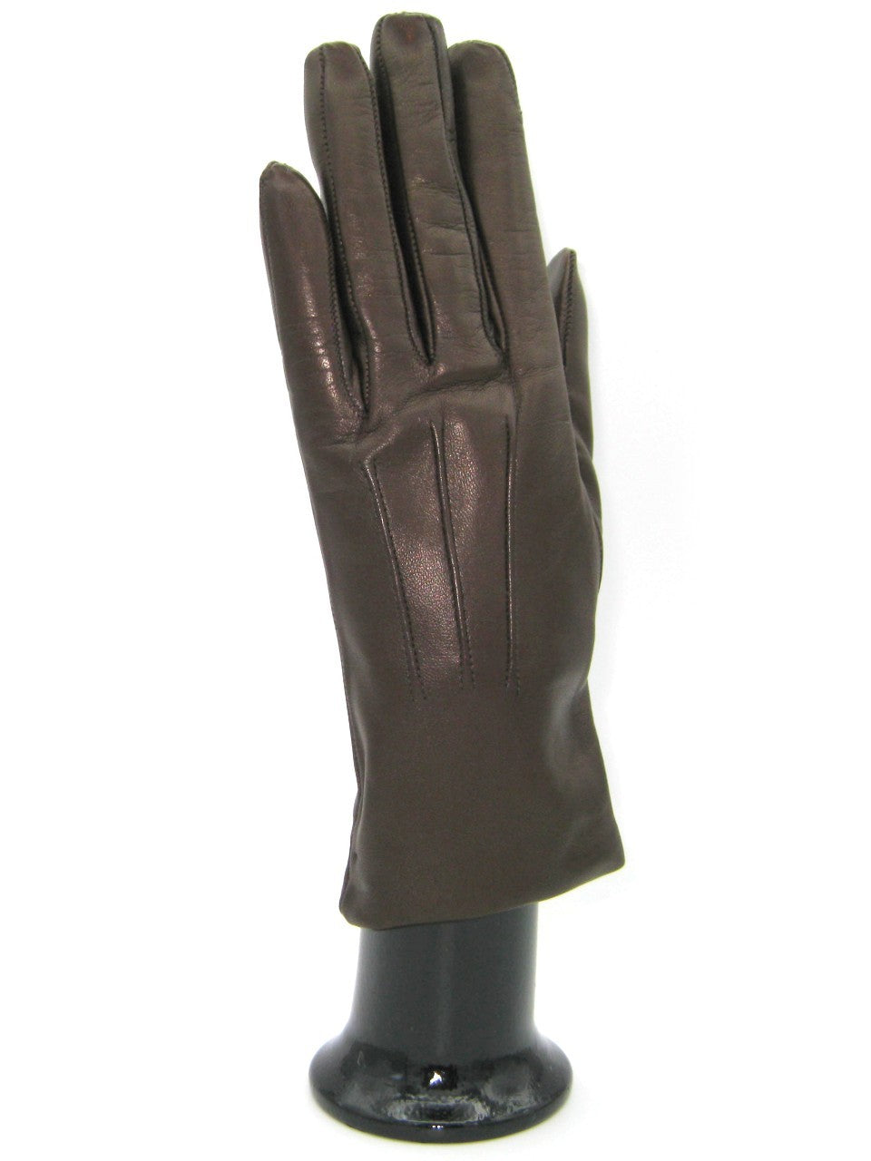 Guanto in Capretto 2bt con 3 cordoni fod. cashmere - T.Moro