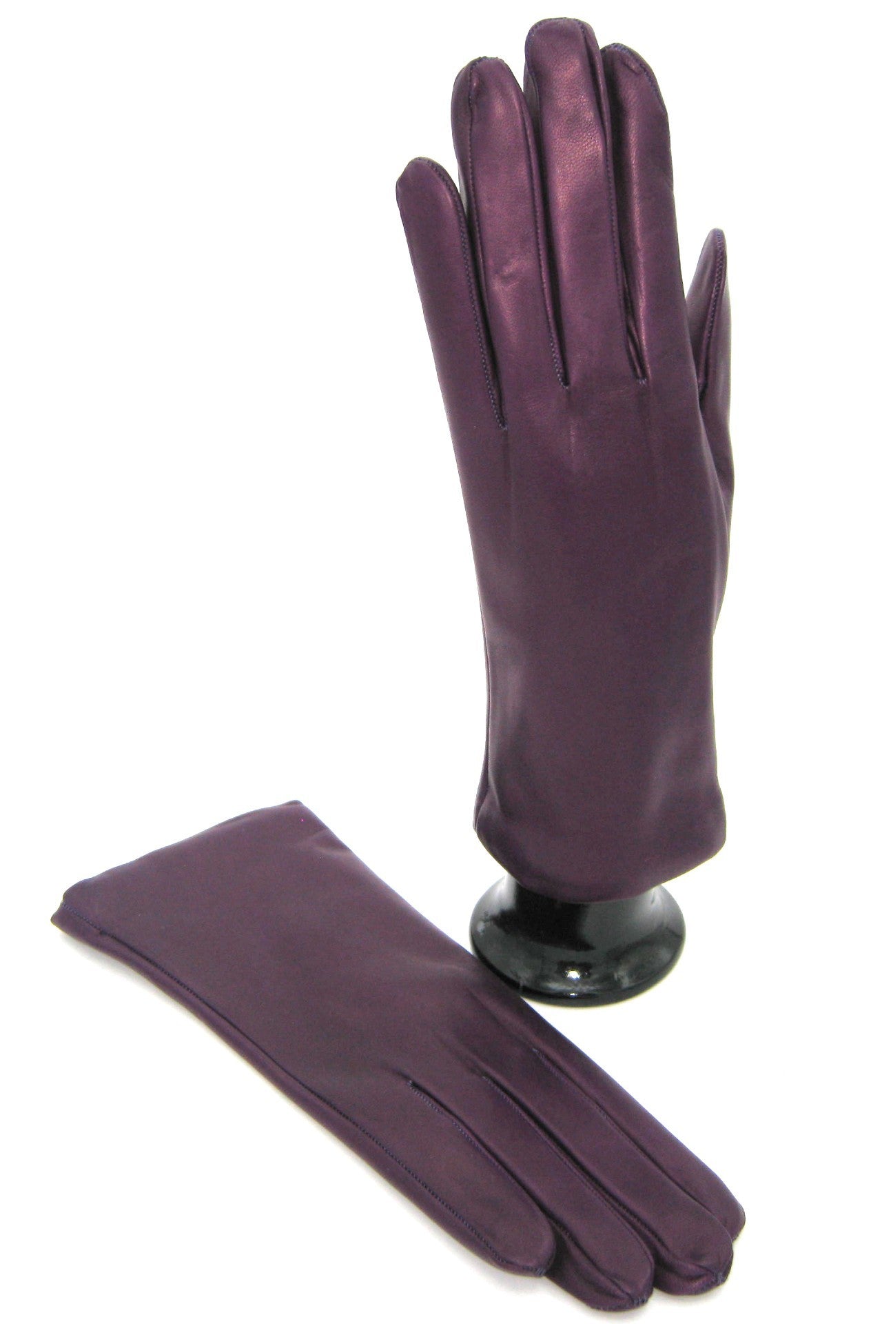 Guanto Nappa foderato cashmere - Viola