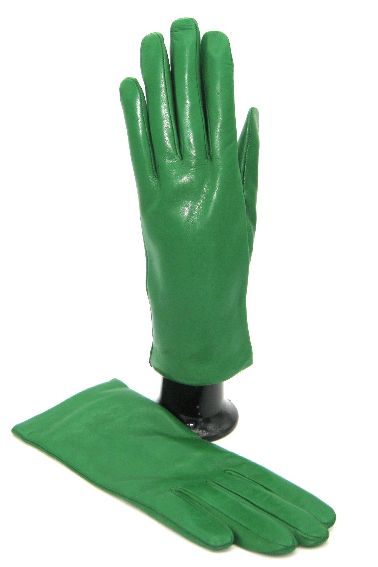 Guanto Nappa foderato cashmere - Verde smeraldo